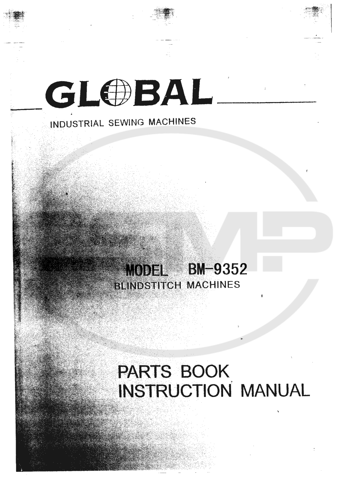 Global BM-9352 Parts Book