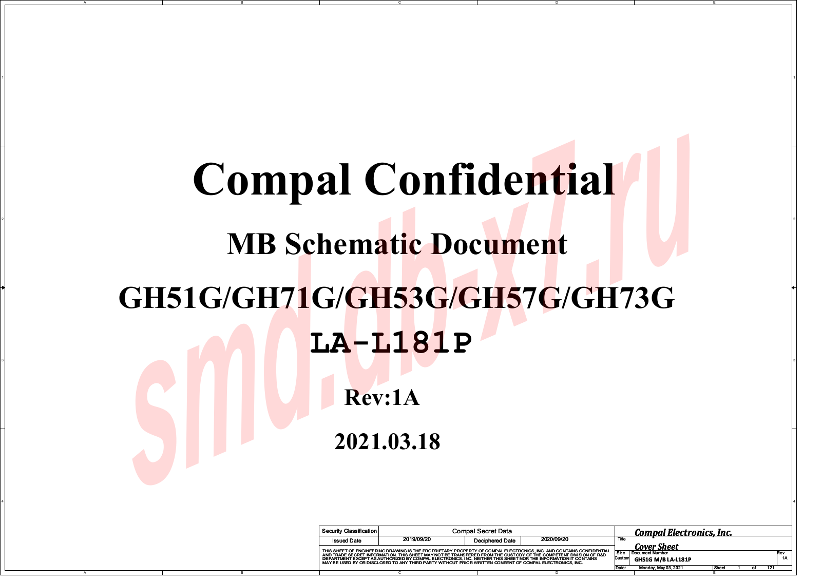 Compal LA-L181P Schematics