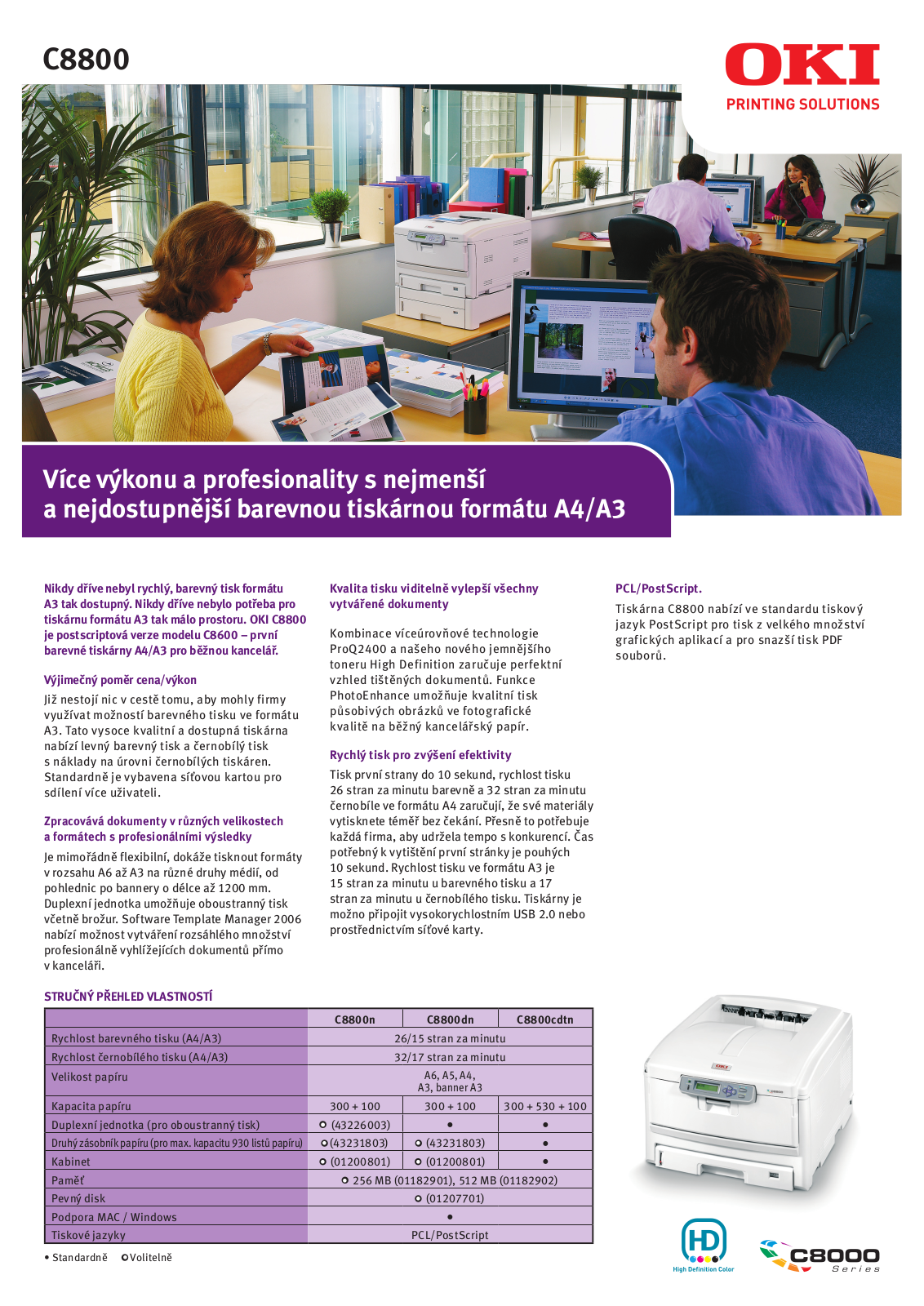 Oki C8800 BROCHURE