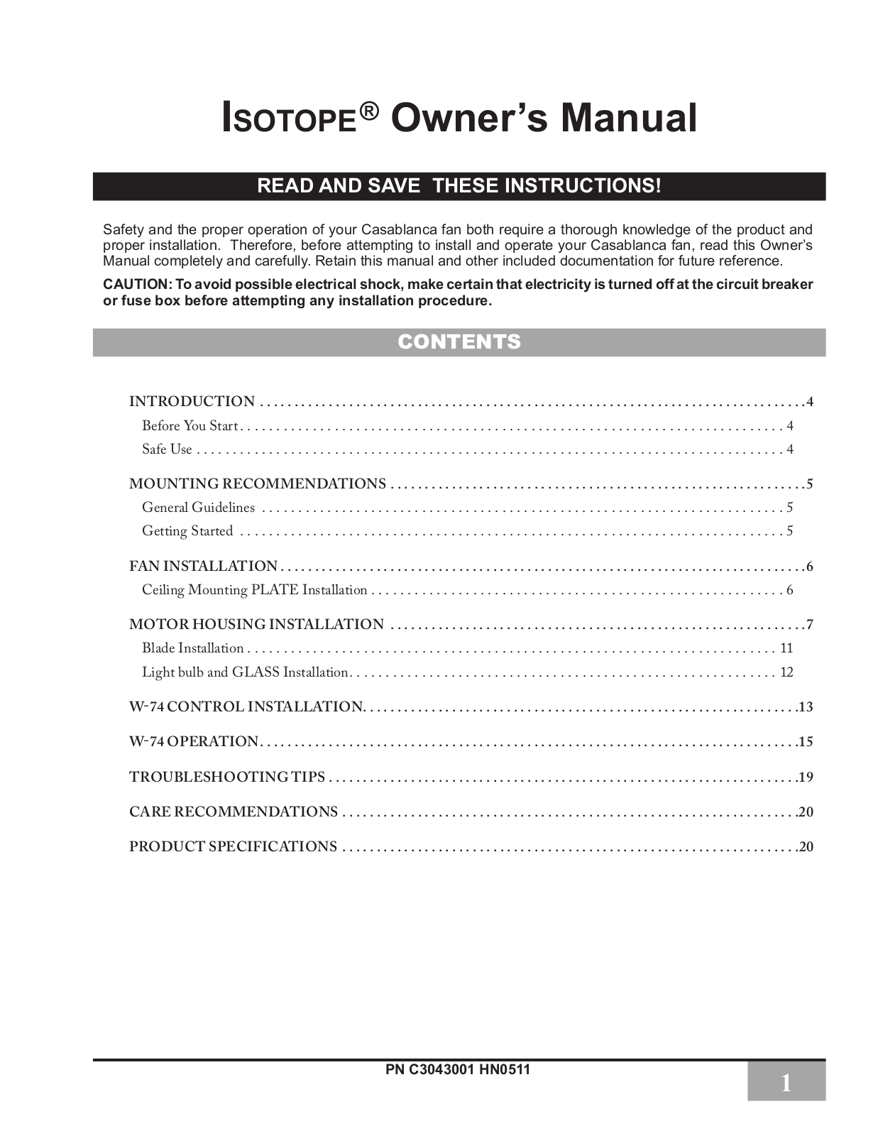 Casabianca Isotope User Manual