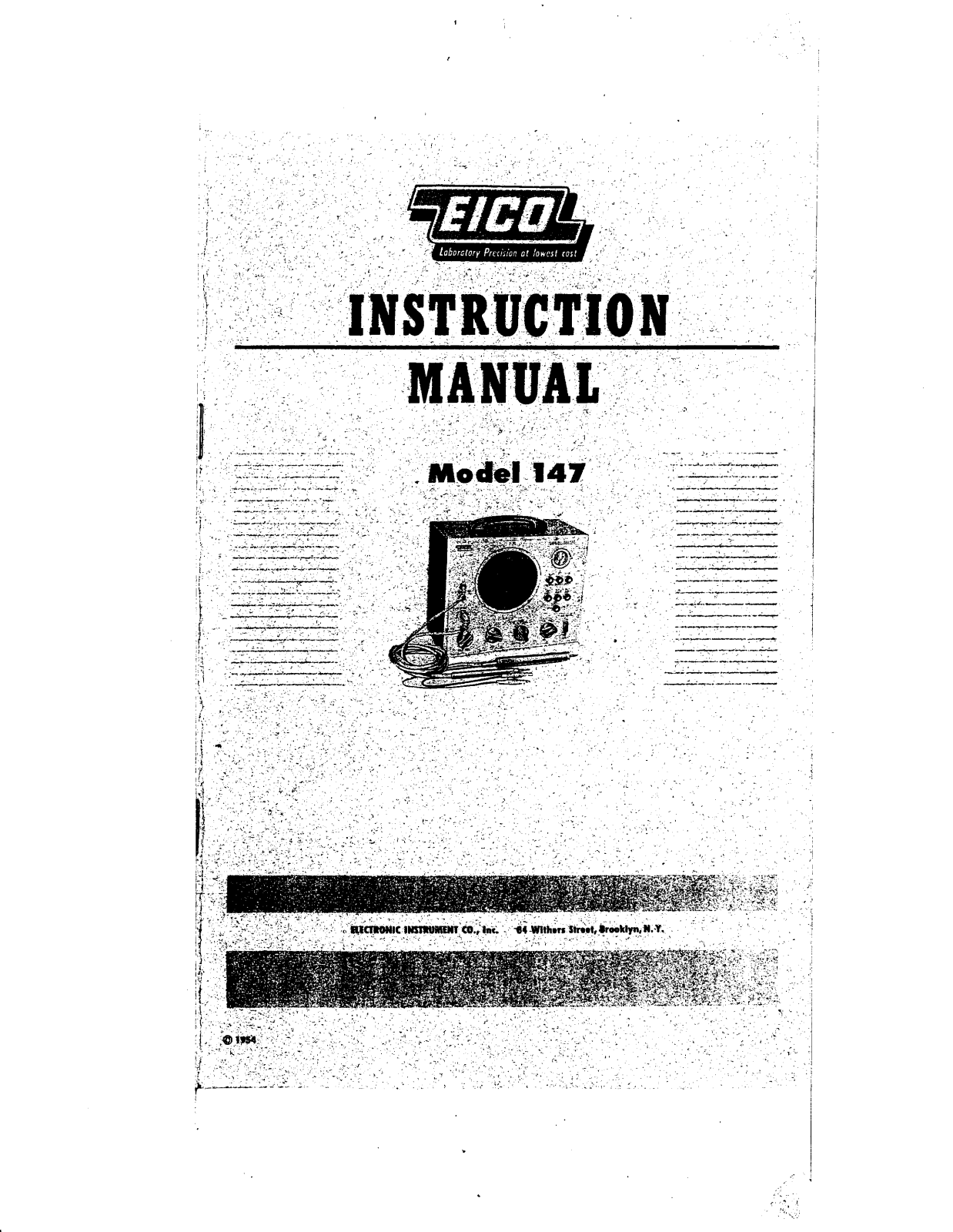 EICO 147 Service manual