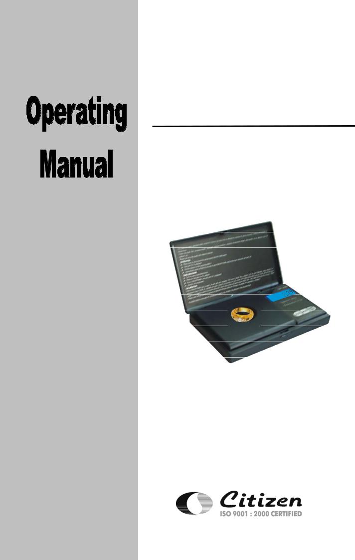 Citizen PHS 50, PHS 100 User Manual