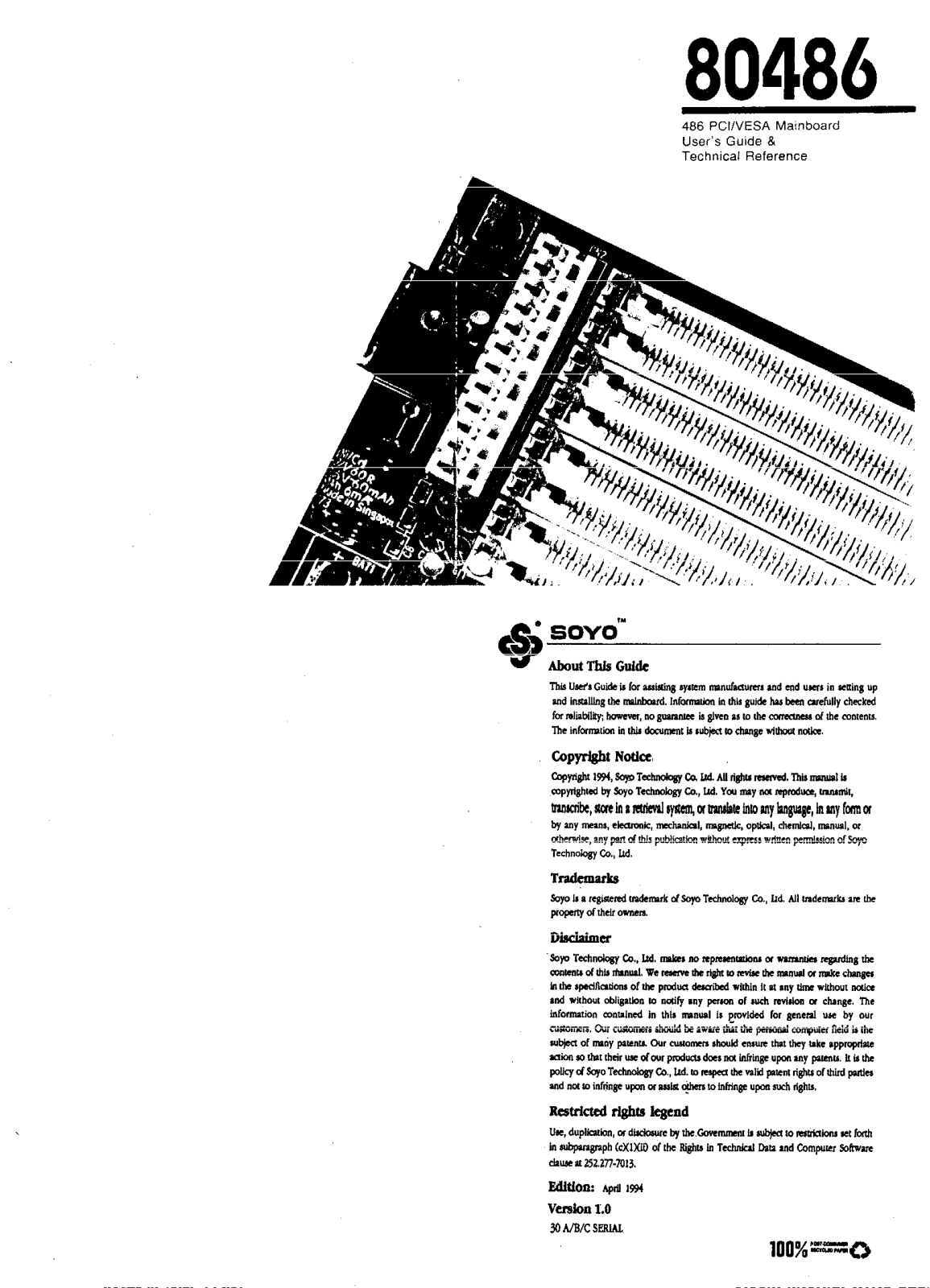 Soyo SY-030A User Manual - ManualMachine.com