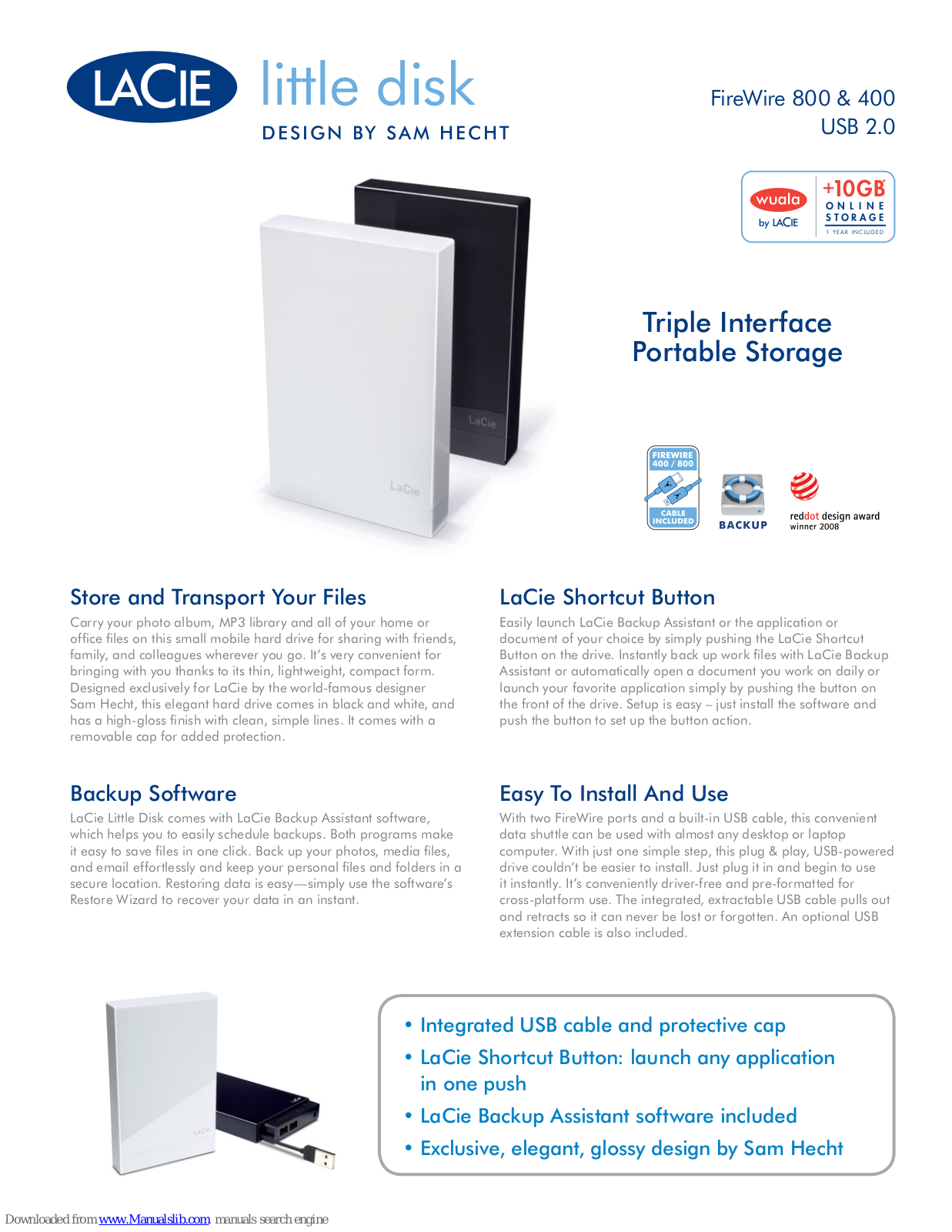 LaCie little disk 301869, little disk 301870, little disk 301862 Datasheet - ManualMachine.com