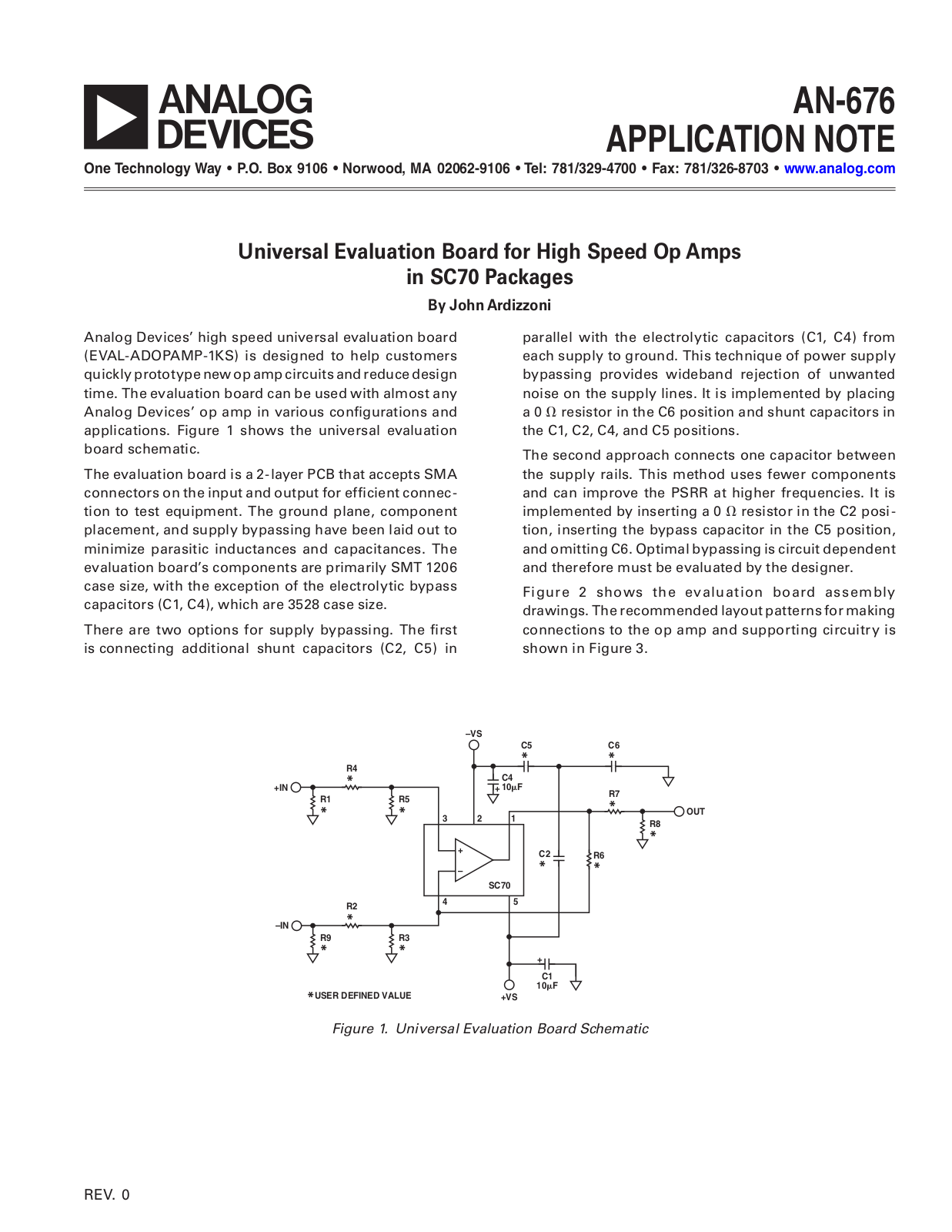 Analog Devices AN676 Application Notes