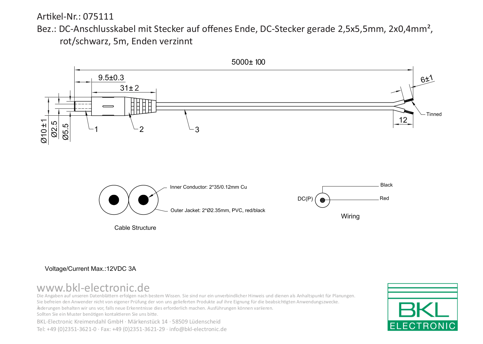 BKL BKL 075111 Datasheet - ManualMachine.com