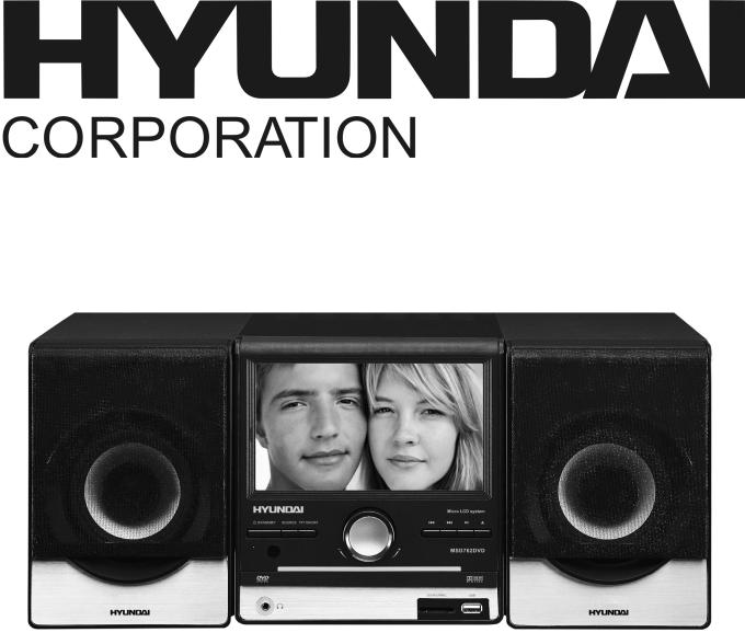 Hyundai MSD762DVD User Manual