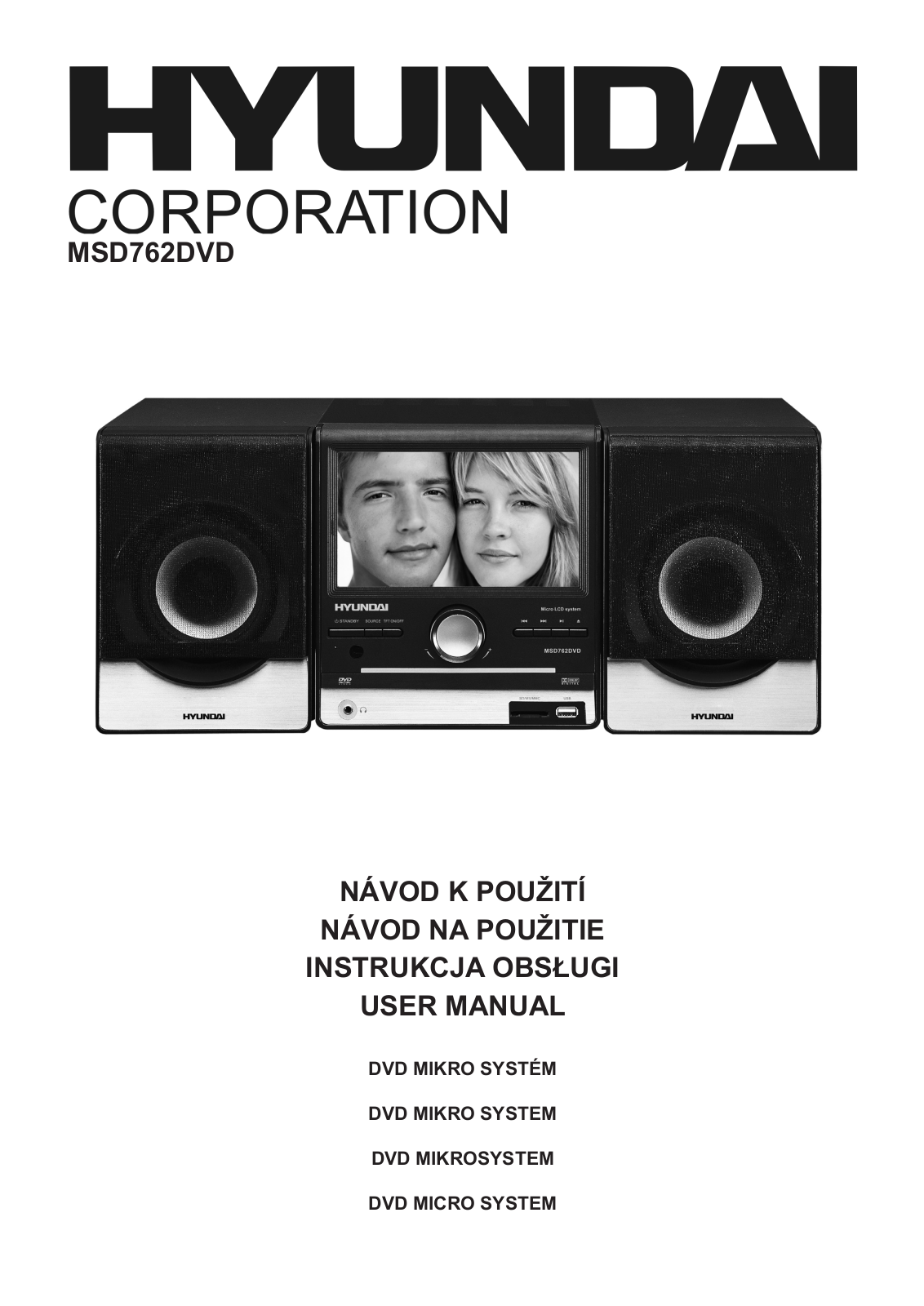 Hyundai MSD762DVD User Manual