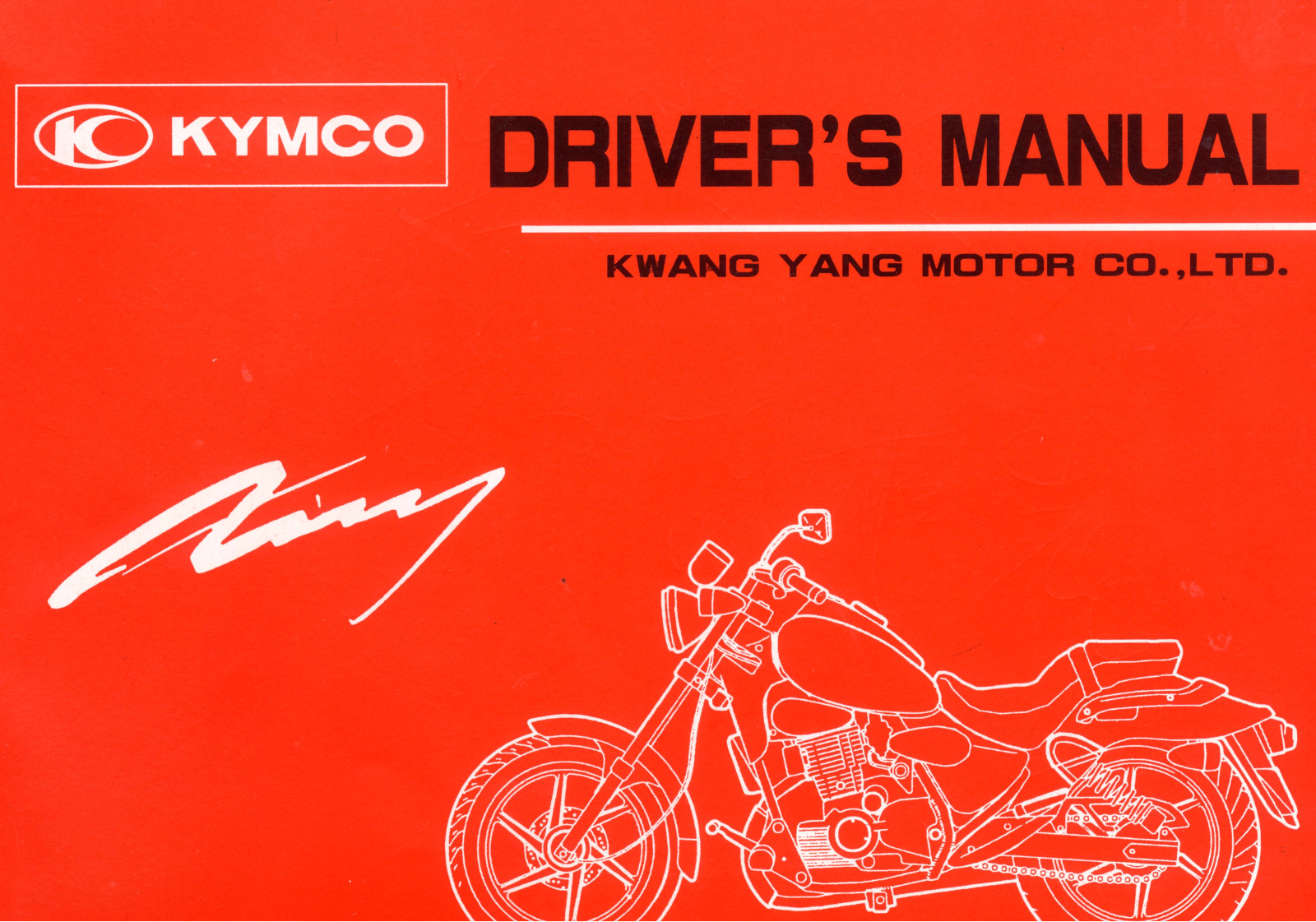 Kymco Zing 125 User Manual