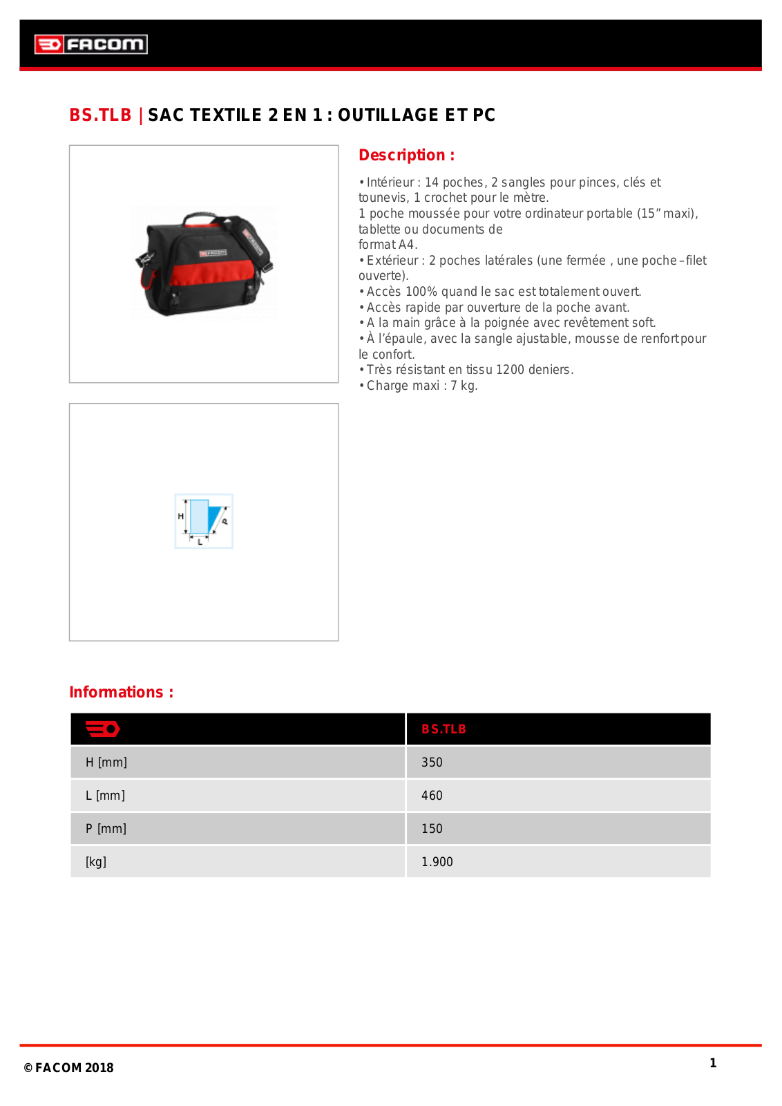 Facom BS.TLBPB Specification - ManualMachine.com