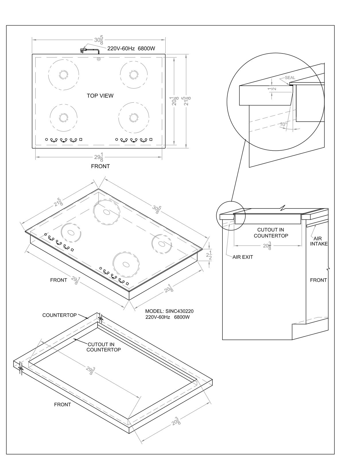 Summit SINC430220 User Manual