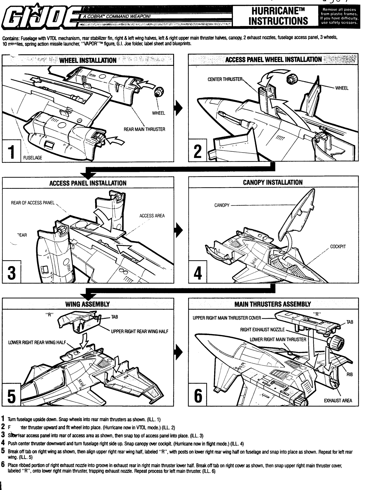 Hasbro GIJoe Hurricane User Manual