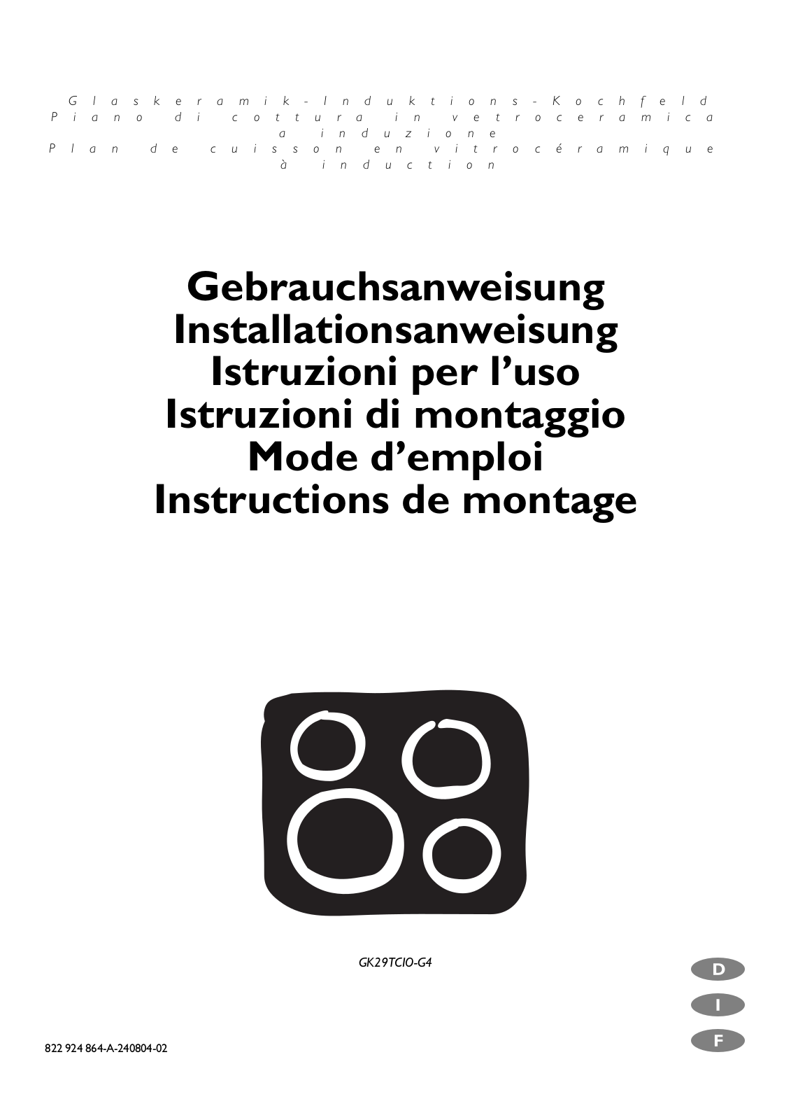 electrolux GK29TCIO-G4 User Manual