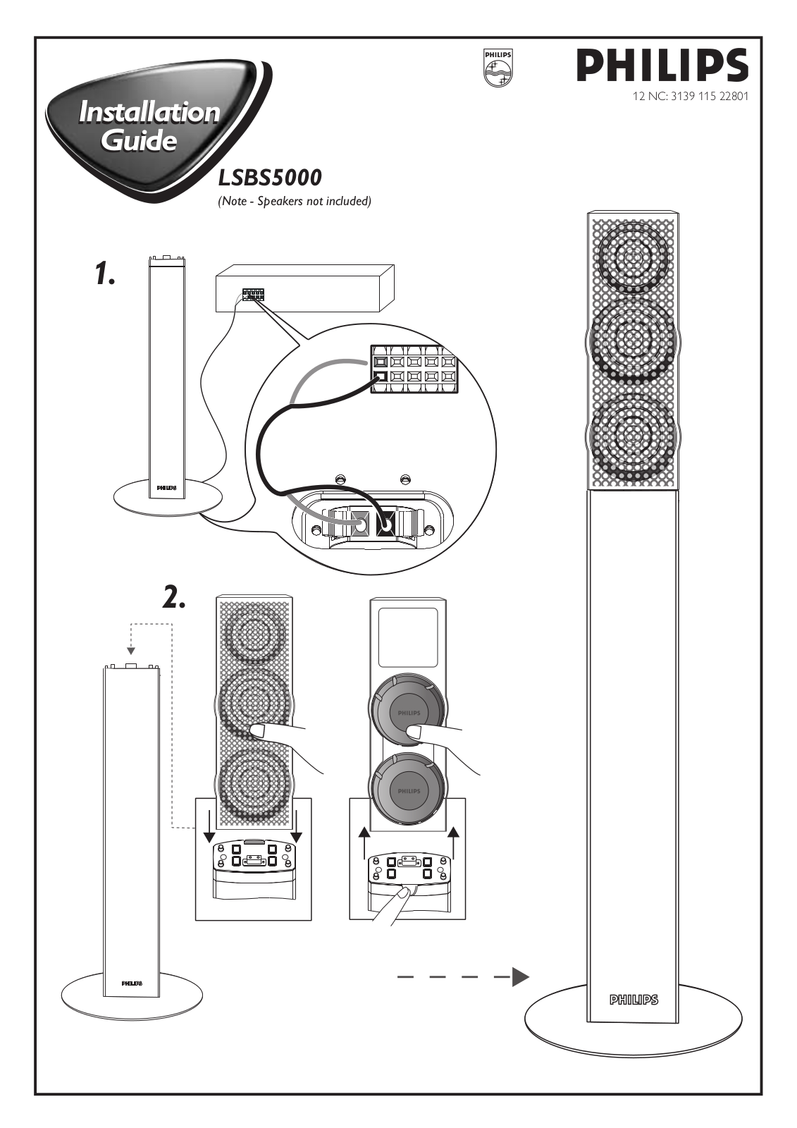 Philips LSBS5000/00 User Manual