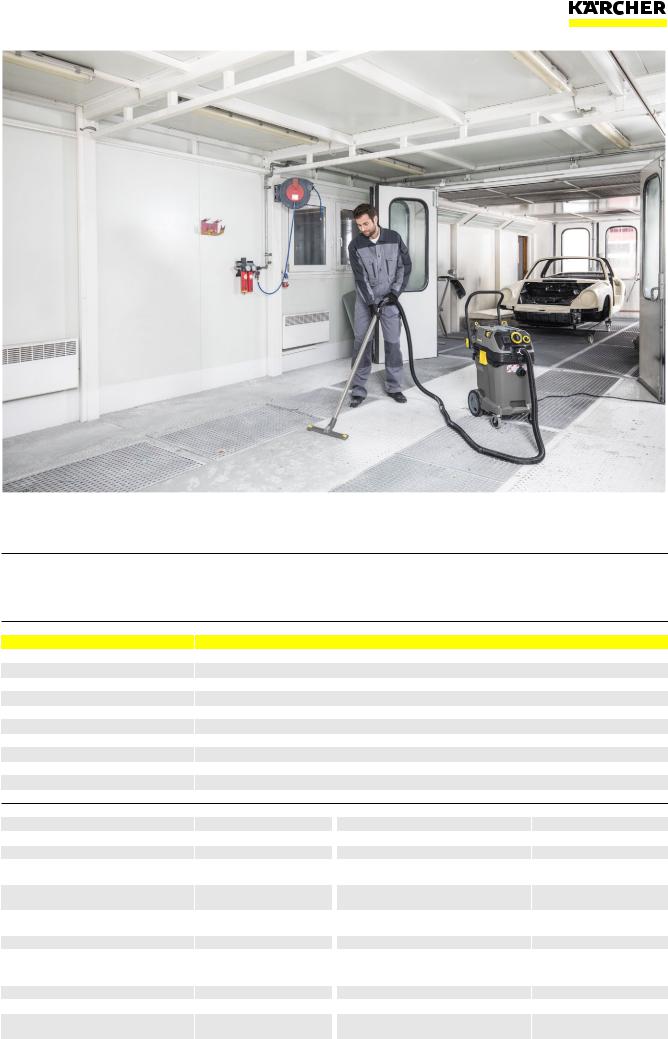 Karcher NT 50/1 Tact Te H Brochure