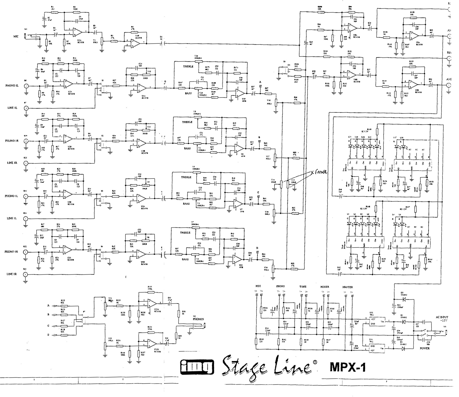 Stageline mpx1 schematic