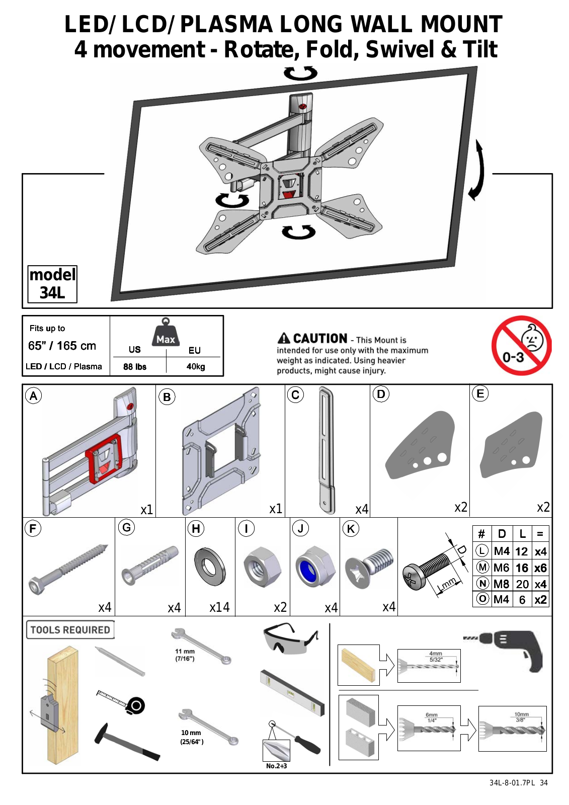 Barkan 34L User Manual