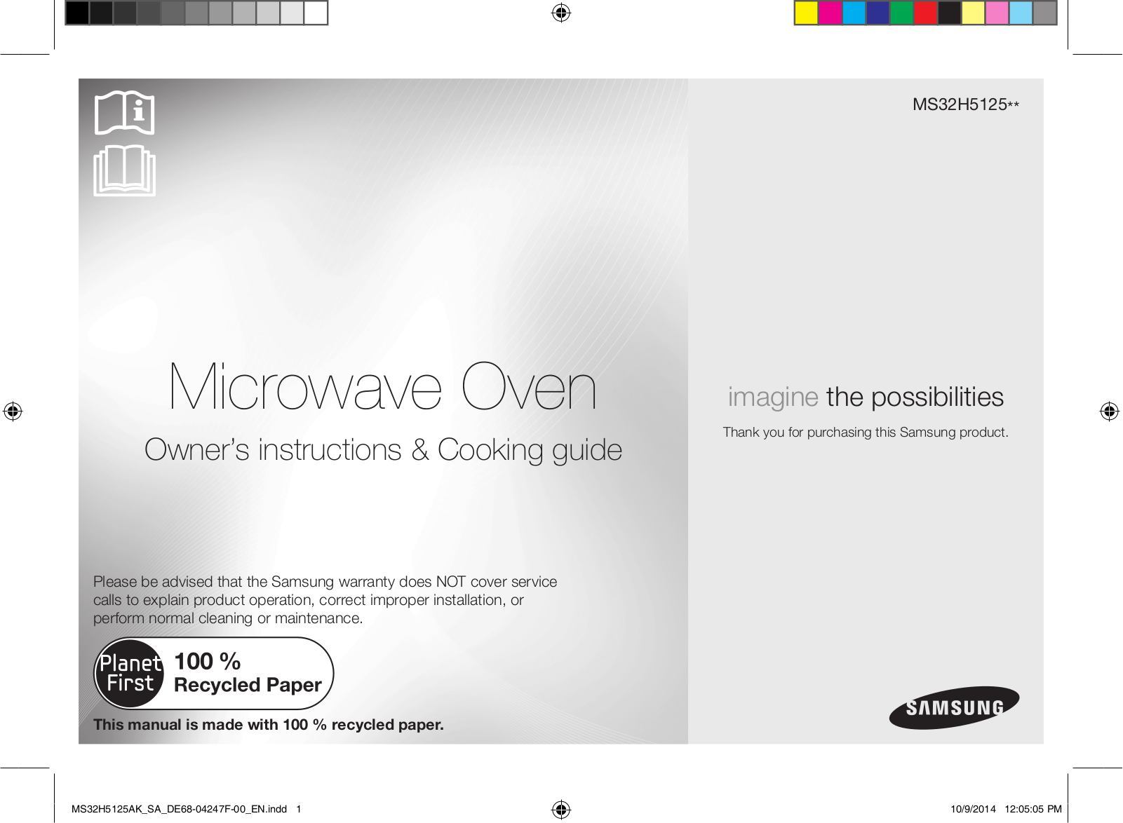 Samsung MS32H5125AK, ME731K-B User Manual