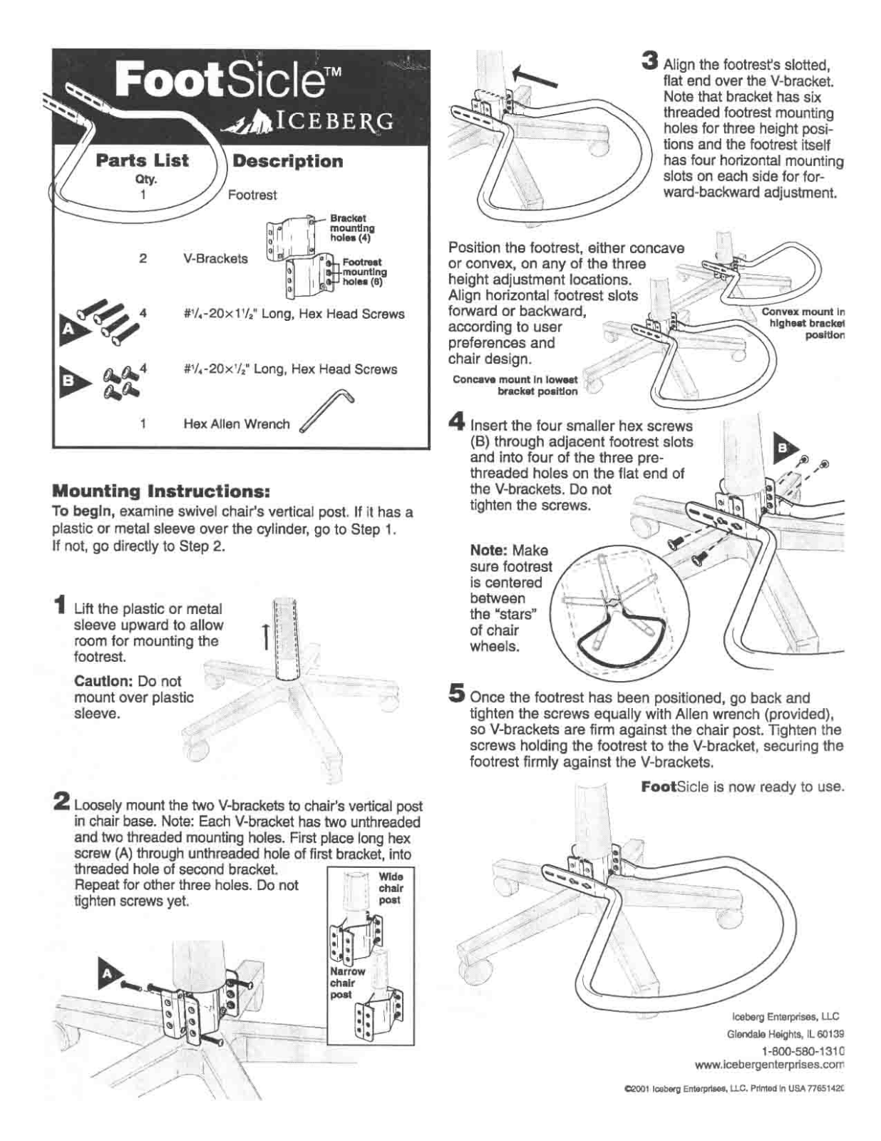 Iceberg FOOTSICLE User Manual