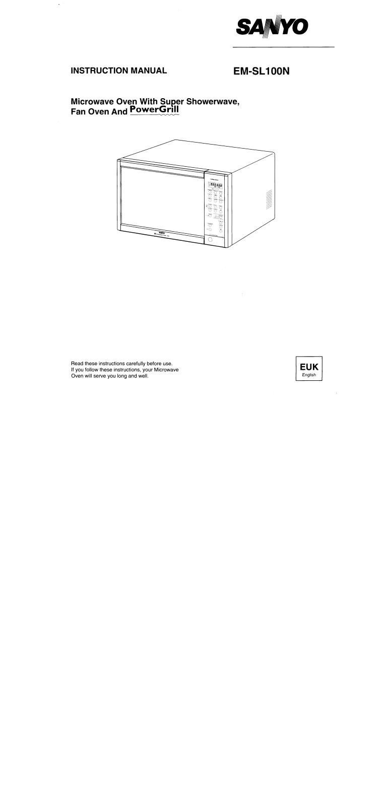 Sanyo EM-SL100N Instruction Manual