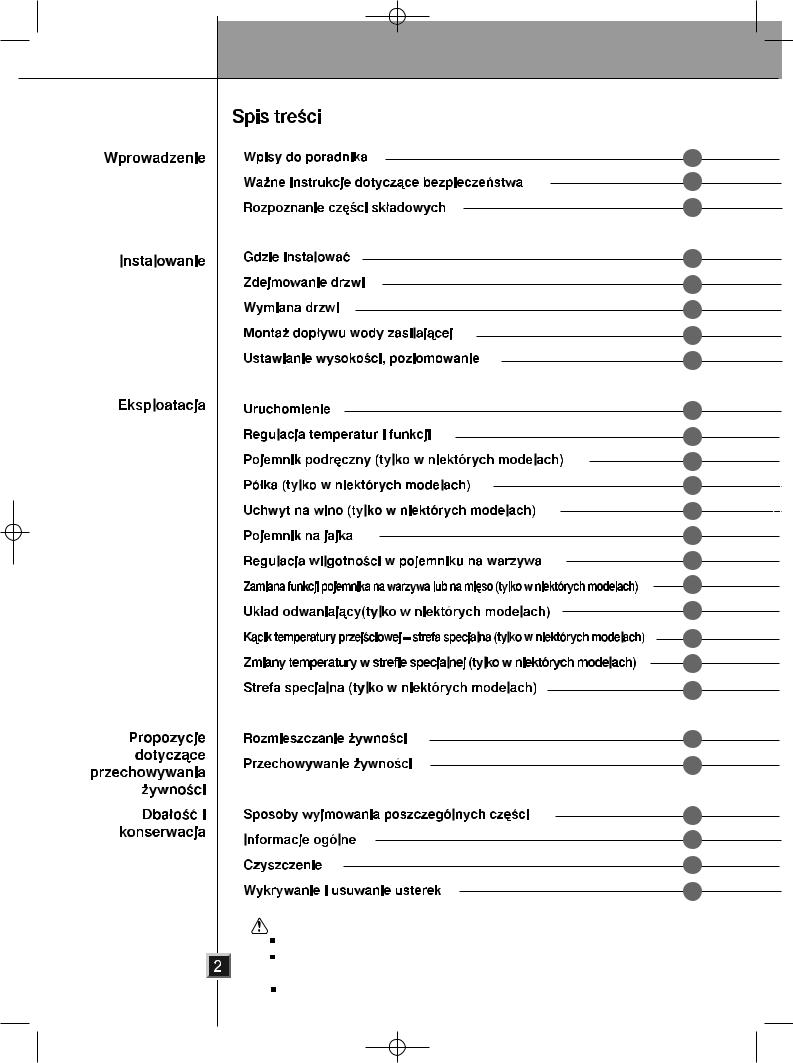 Lg GR-P206-FBQA, GR-B206-FLQA User Manual