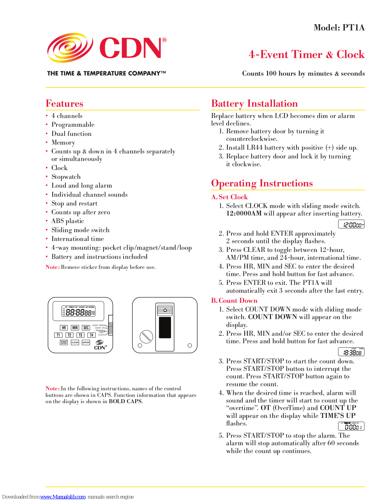 CDN PTIA User Manual