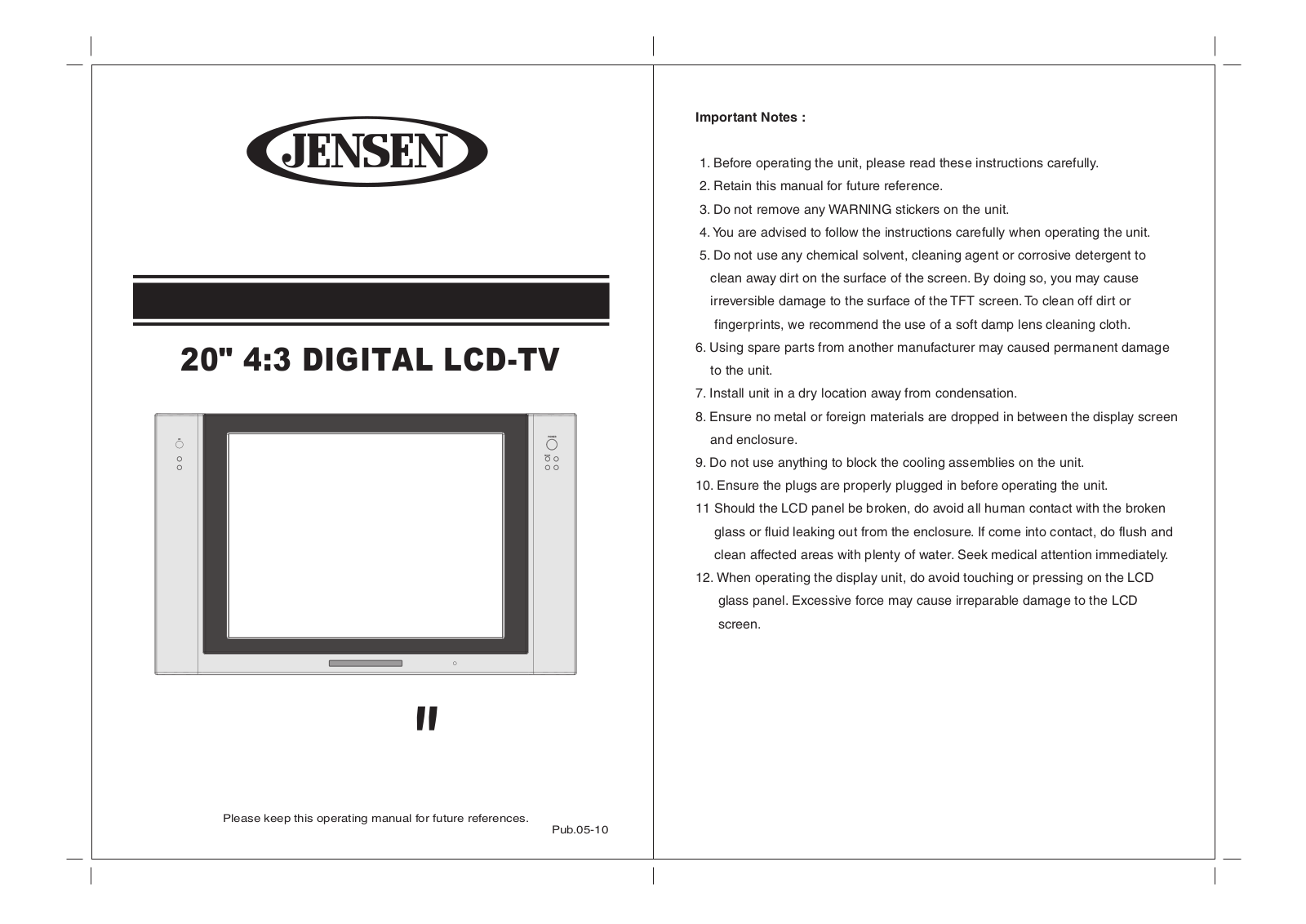 Jensen Tools JE2043 User Manual