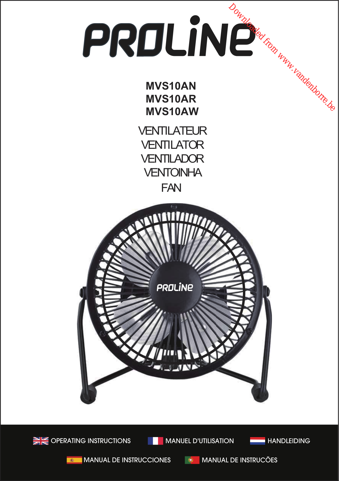 PROLINE MVS10AW User Manual