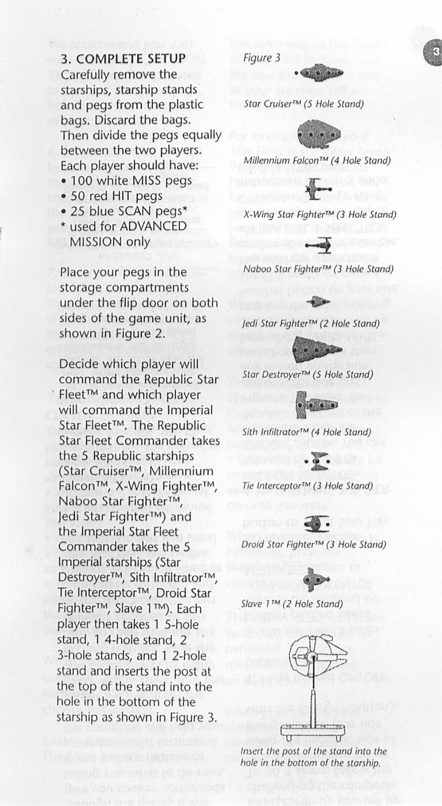 HASBRO Battleship Star Wars Ad. Mission Ships User Manual