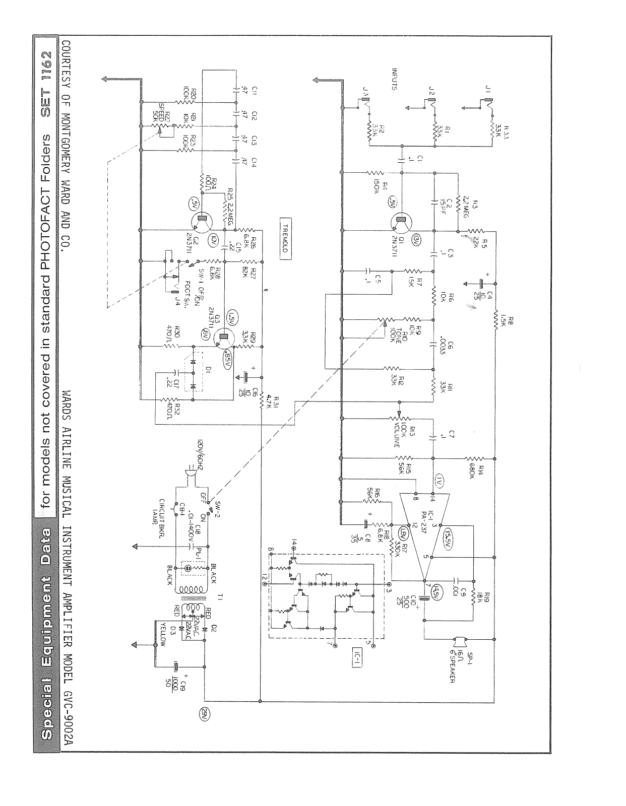 Airline Wards gvc 9002a schematic - ManualMachine.com