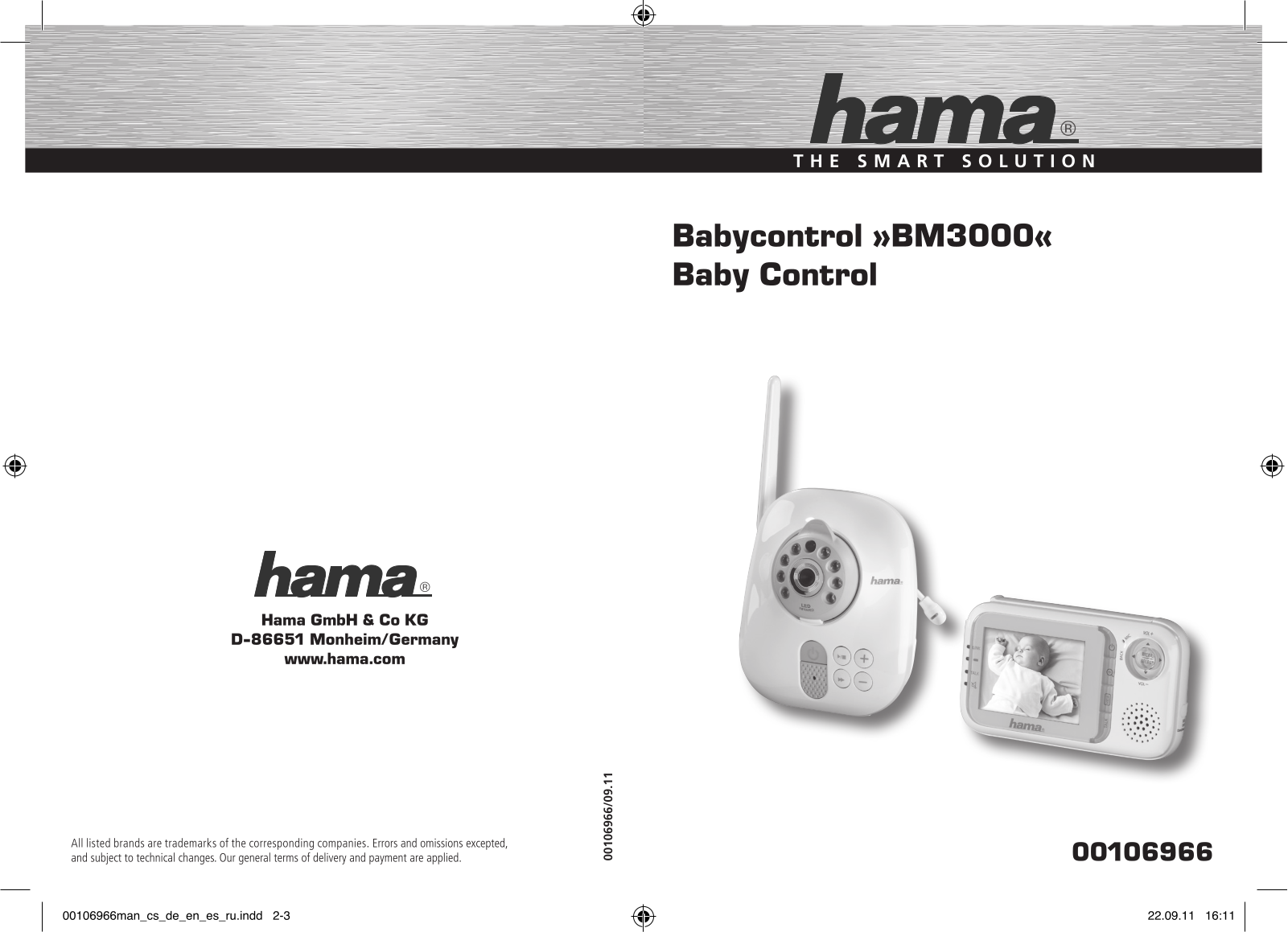 HAMA BM3000 User Manual