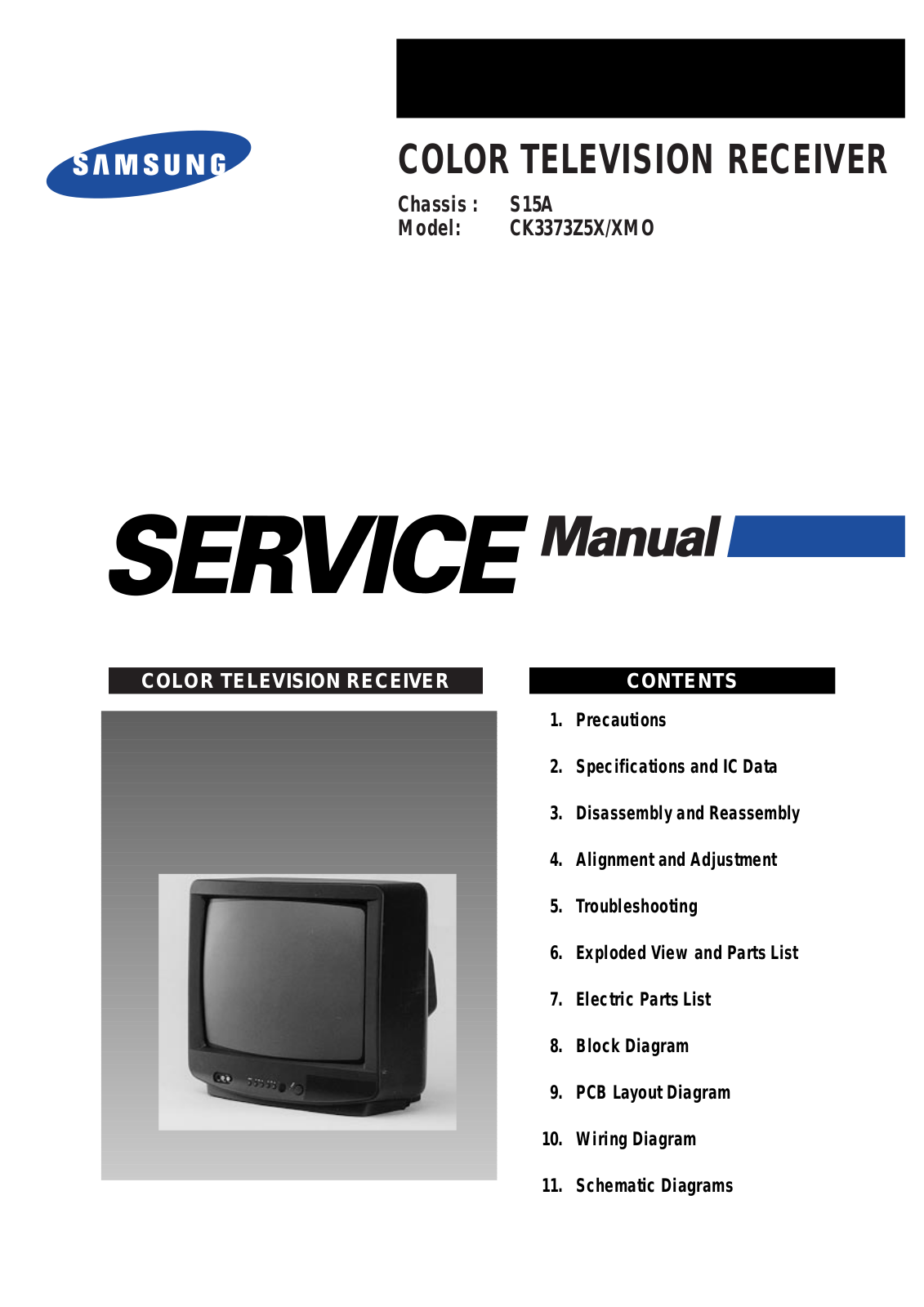 SAMSUNG CK3373Z5XXMO Service Manual