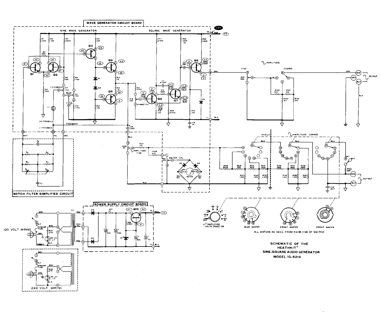 Heath Company IG-5218 Schematic