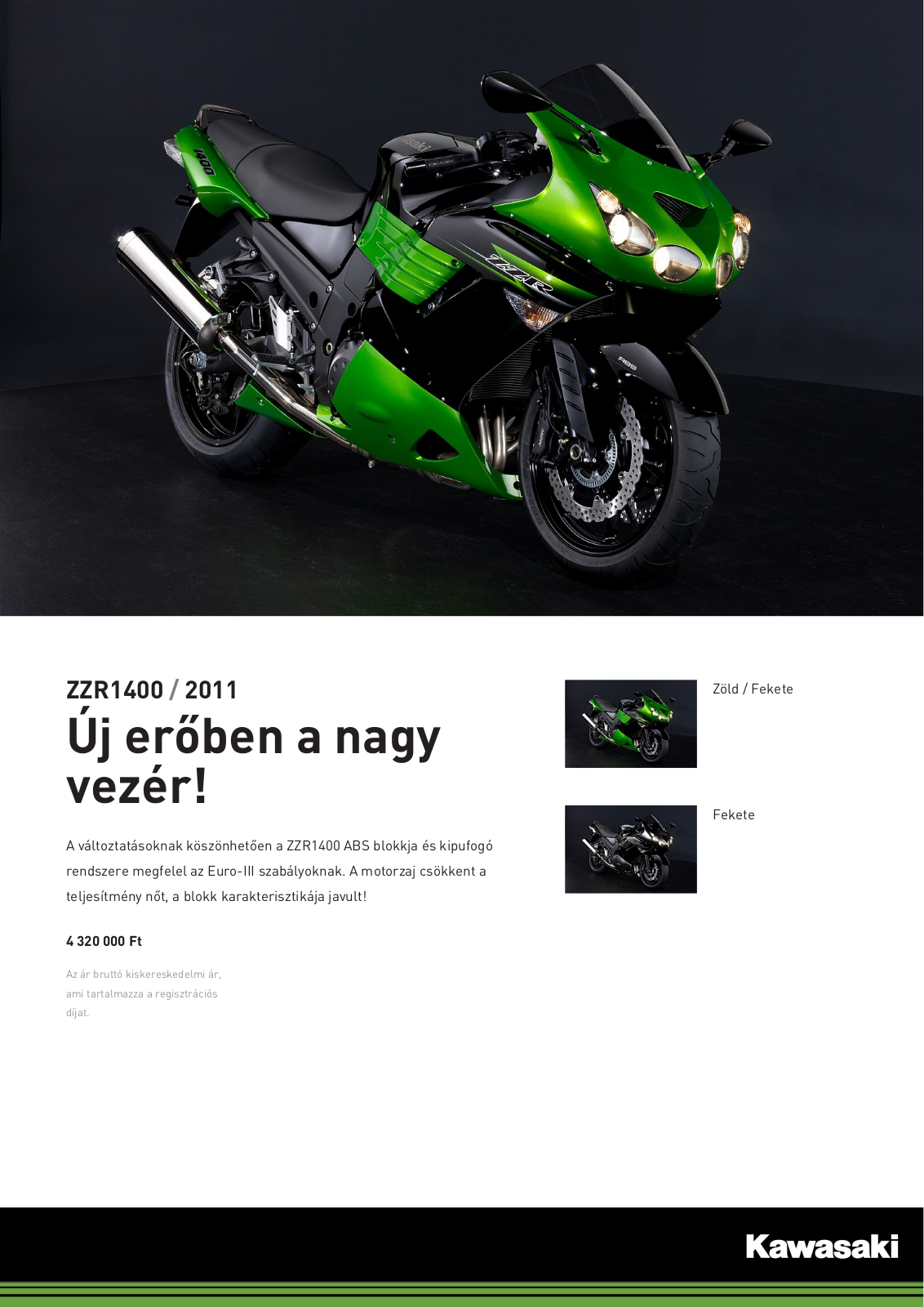 Kawasaki ZZR 1400 Brochure