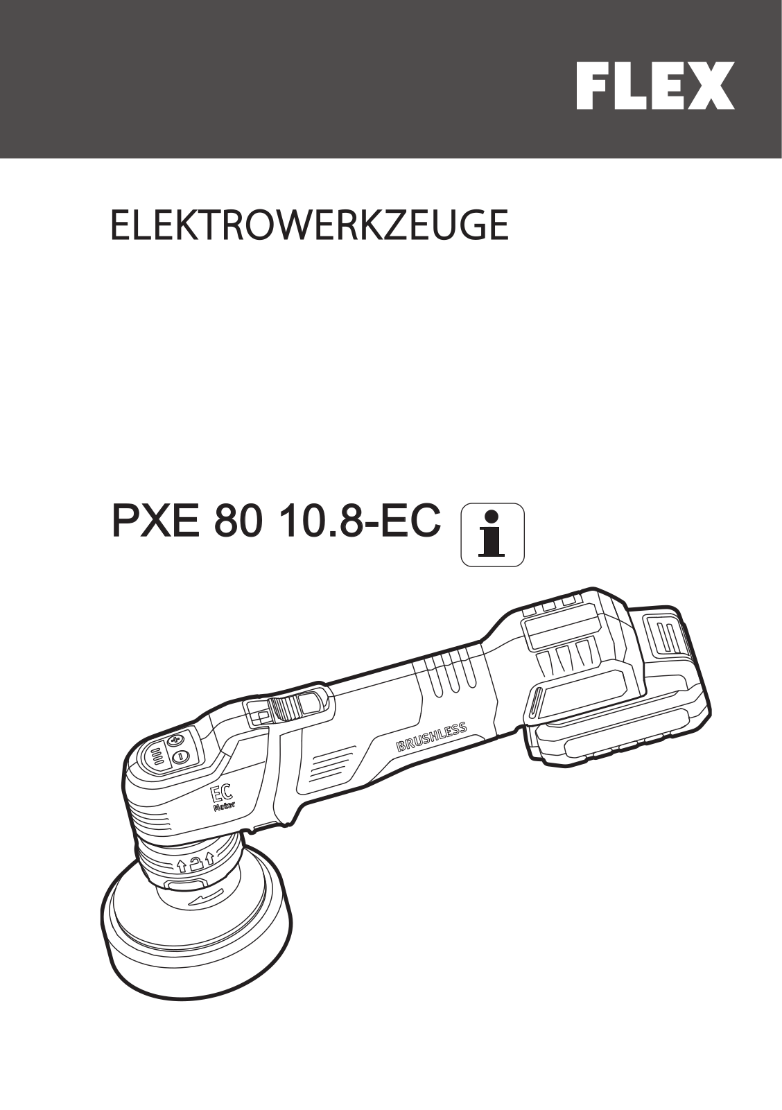 Flex PXE 80 10.8-EC operation manual