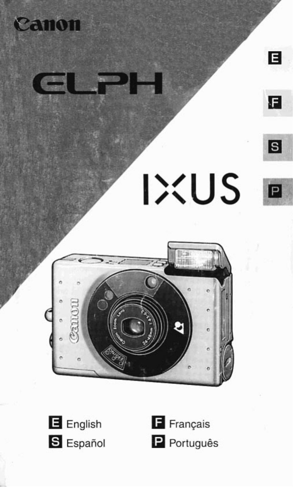 Canon ELPH, IXUS User Manual