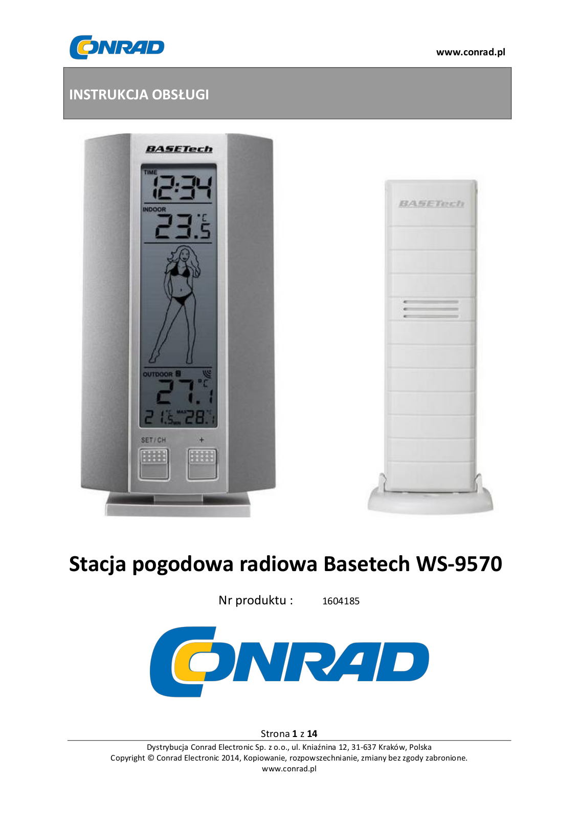 Basetech WS-9750-IT User guide