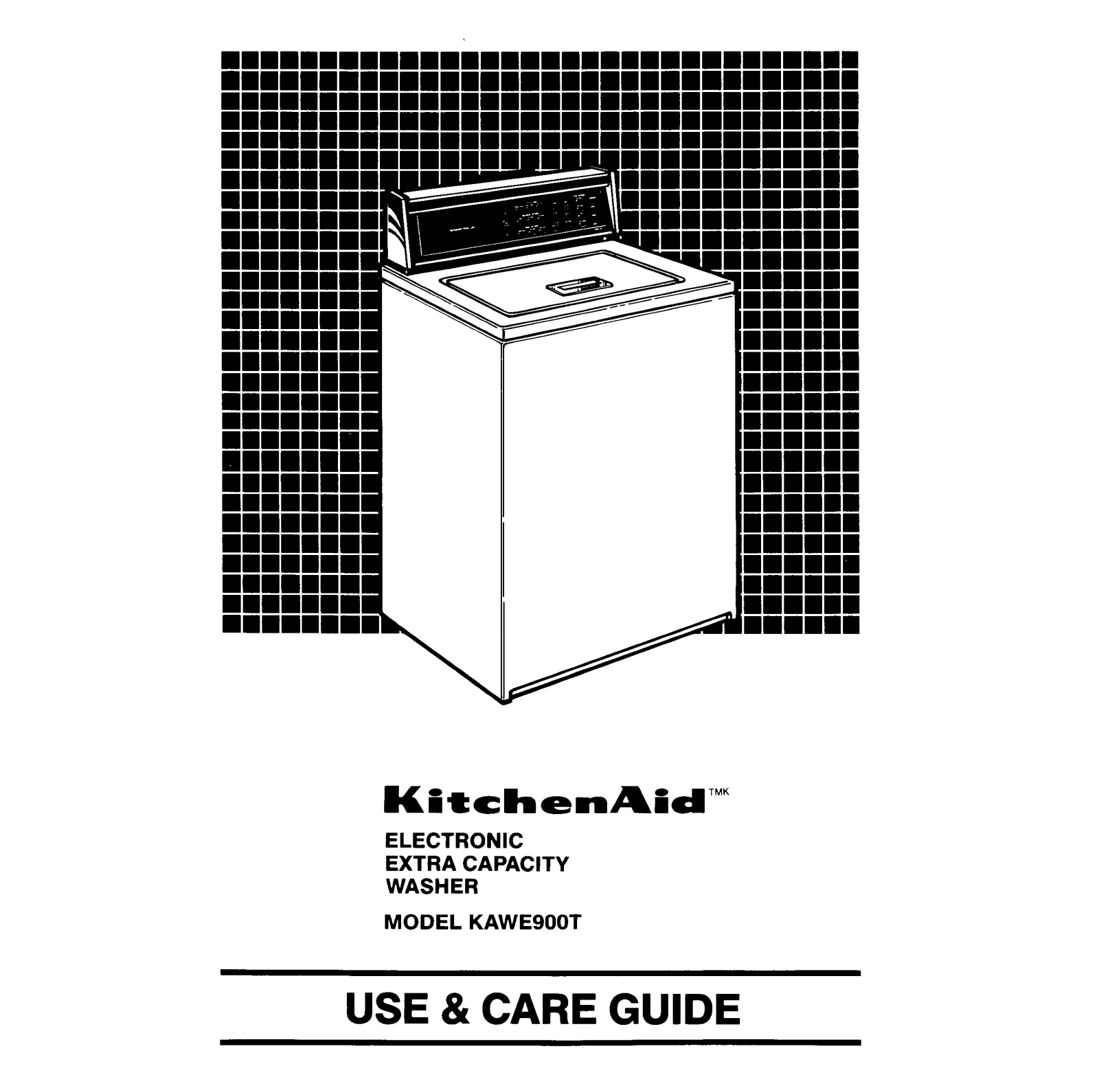 KitchenAid KAWE900T User Manual