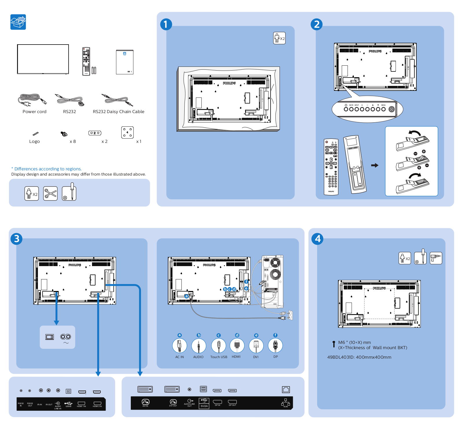 Philips 49BDL4031D/00 Quick Start Guide - ManualMachine.com