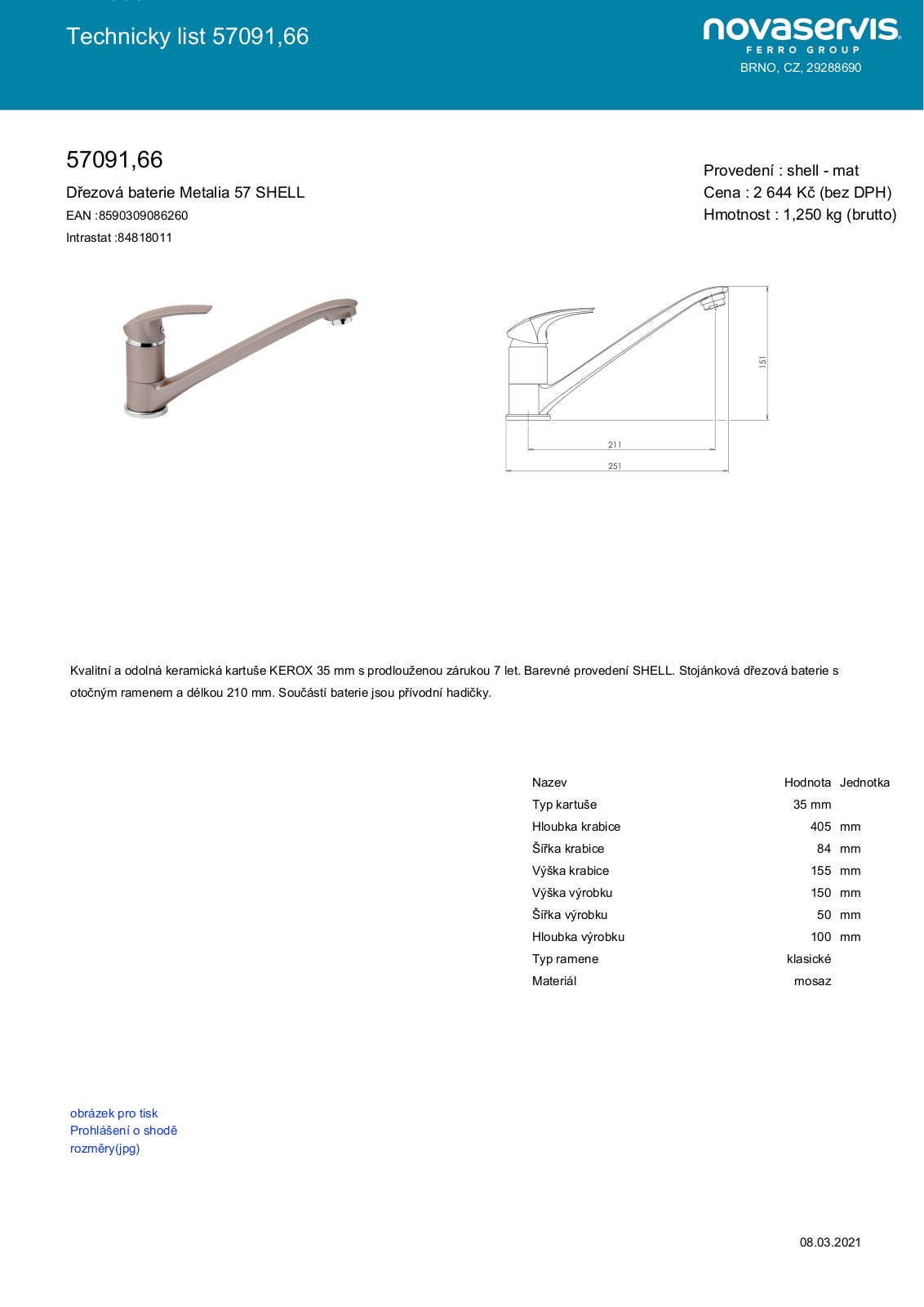 Novaservis 57091.66 User guide - ManualMachine.com
