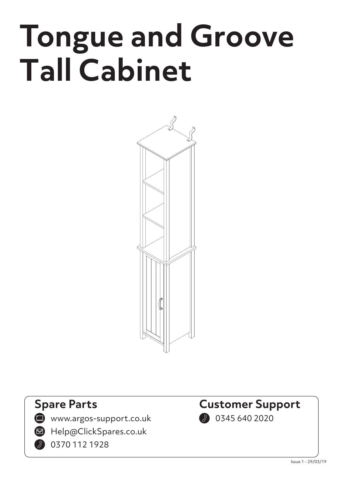 Argos 452/5952, 311/2854 User guide - ManualMachine.com