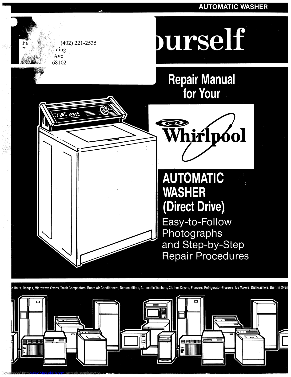 Whirlpool LA8800XSNO Repair Manual