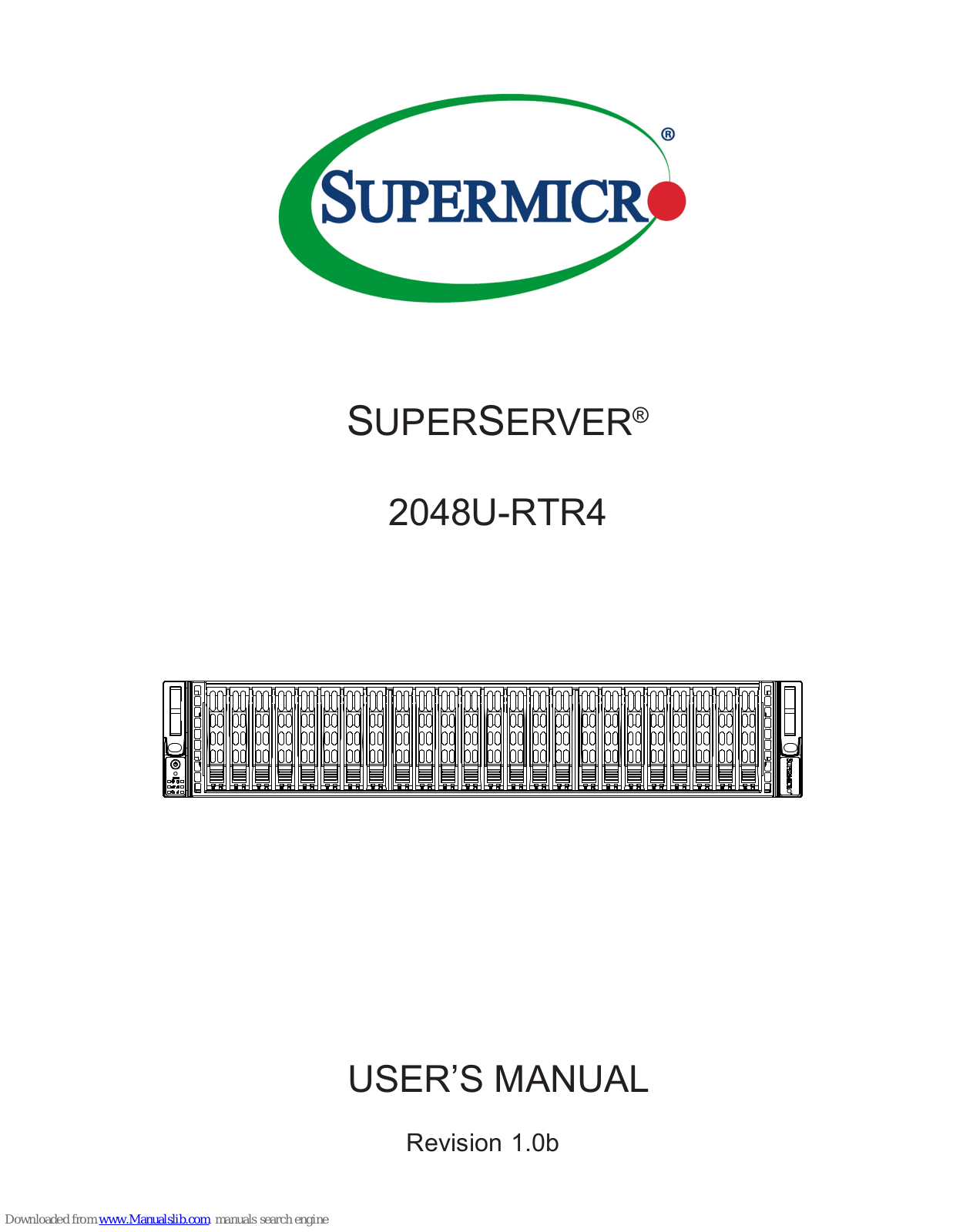 Supermicro SUPERSERVER 2048U-RTR4 User Manual