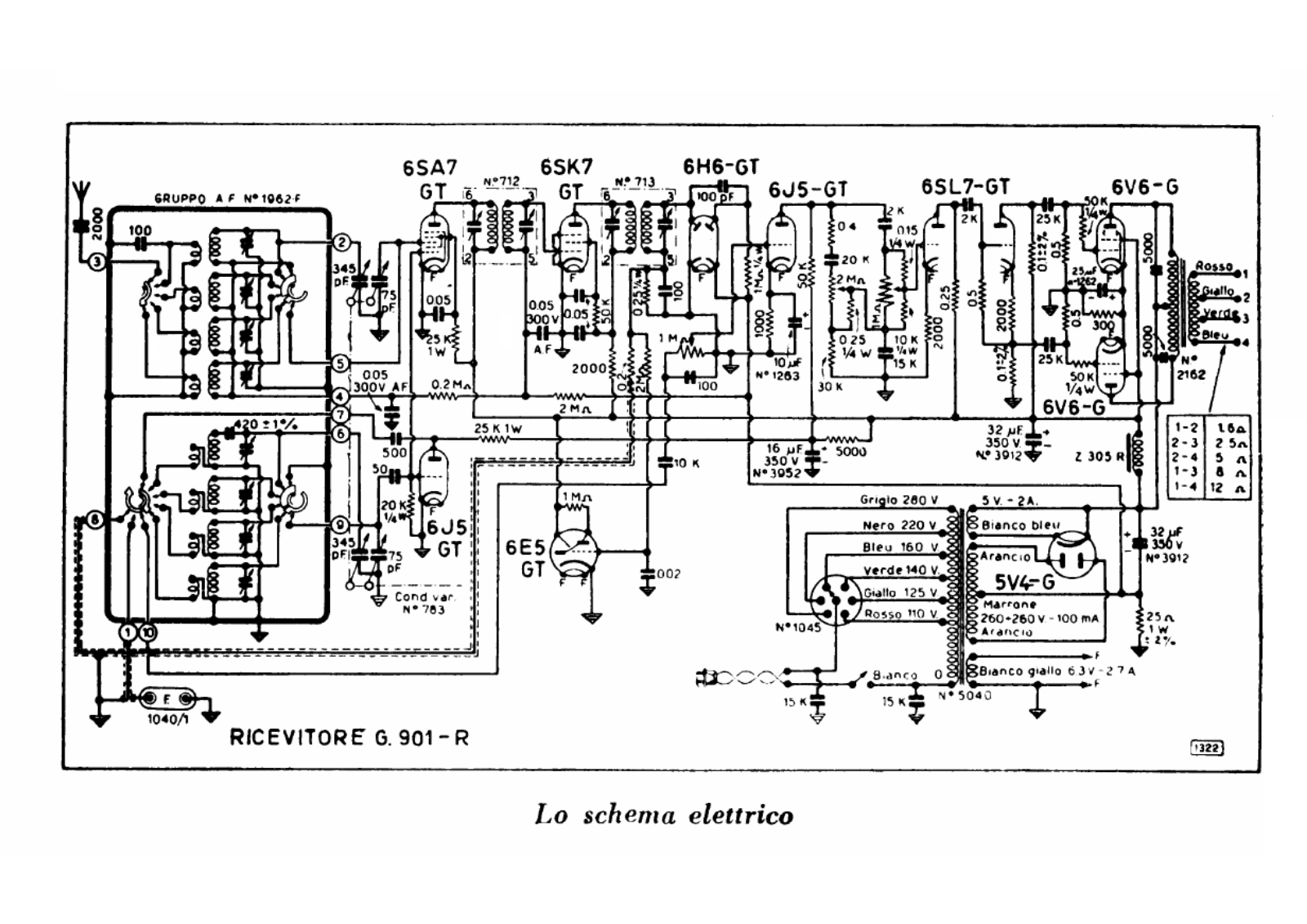 Geloso g901r schematic