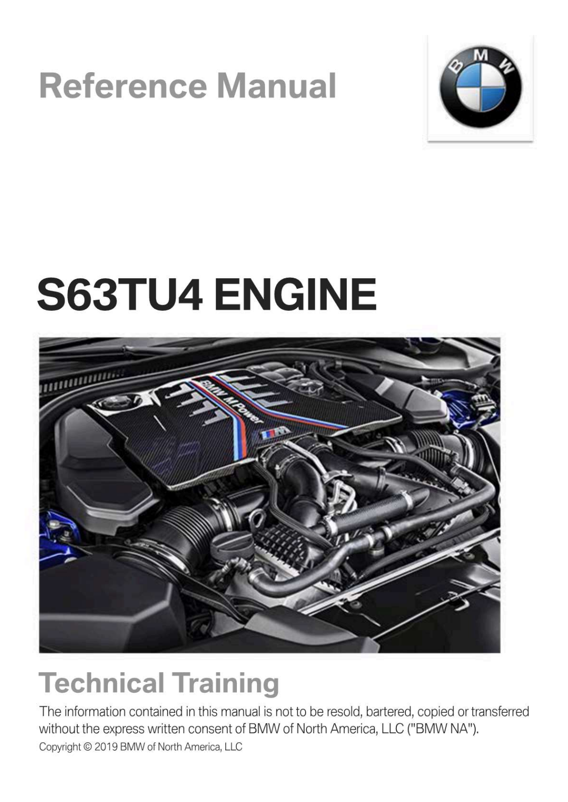 BMW S63TU4 Reference Manual - ManualMachine.com
