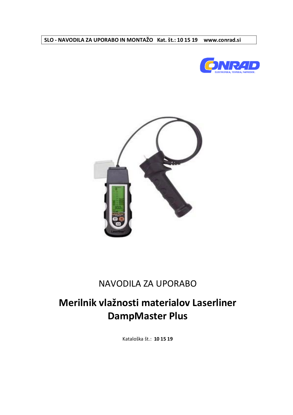 Laserliner DampMaster Plus User guide