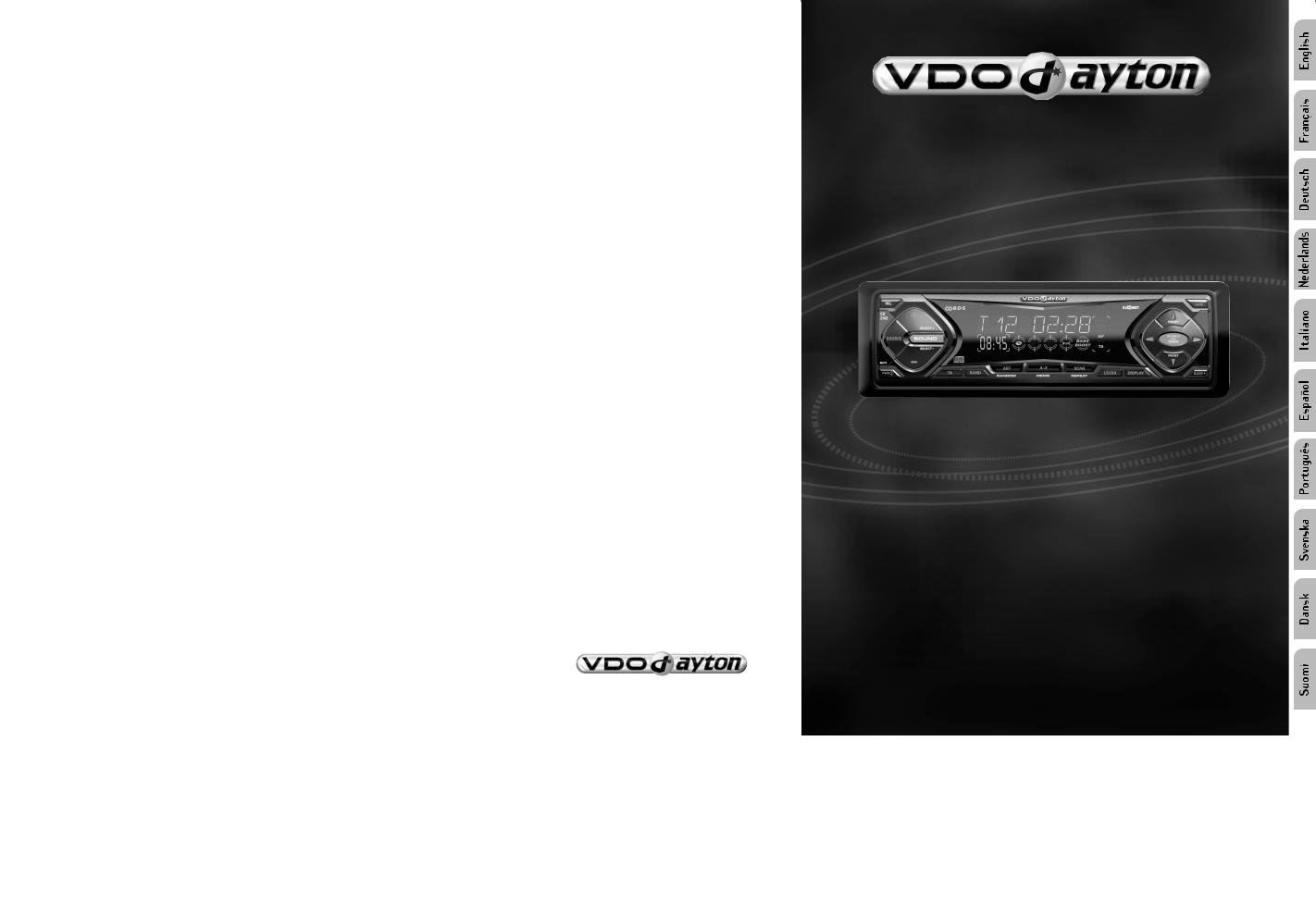 VDO DAYTON CD 2102, CR 2102 User Manual