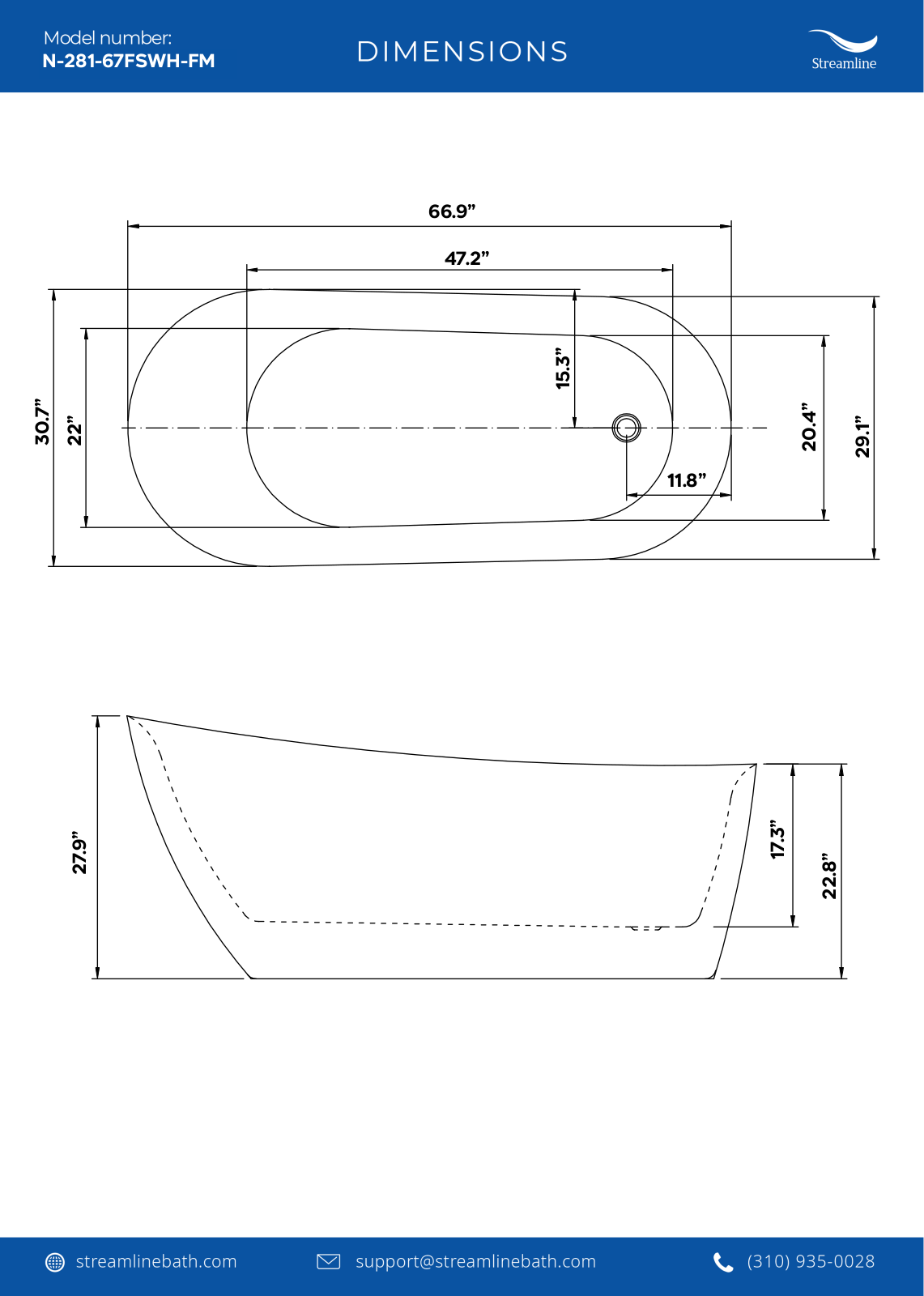 Streamline Bath SLBH7847 Specifications - ManualMachine.com