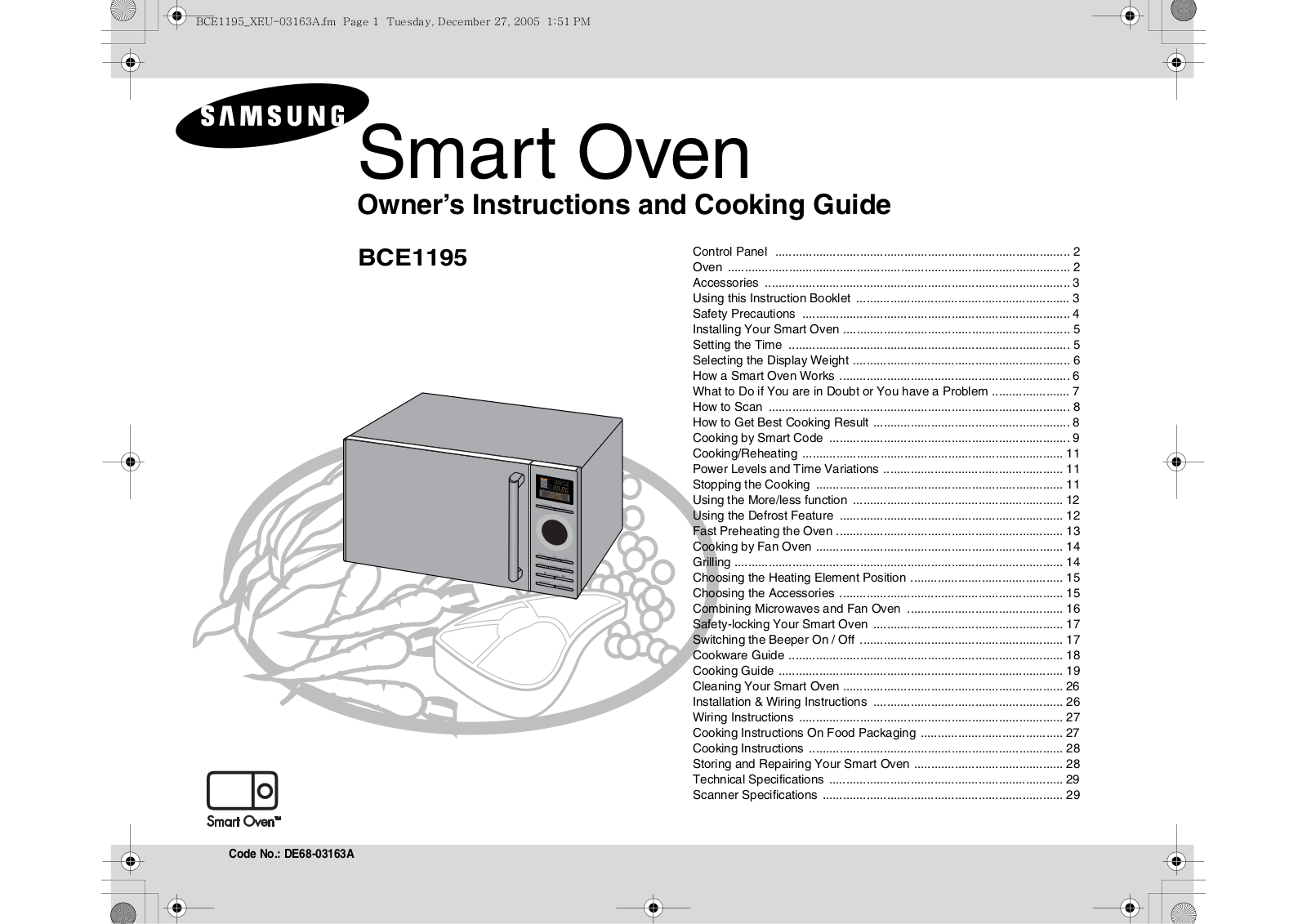 Samsung BCE1195-S User Manual