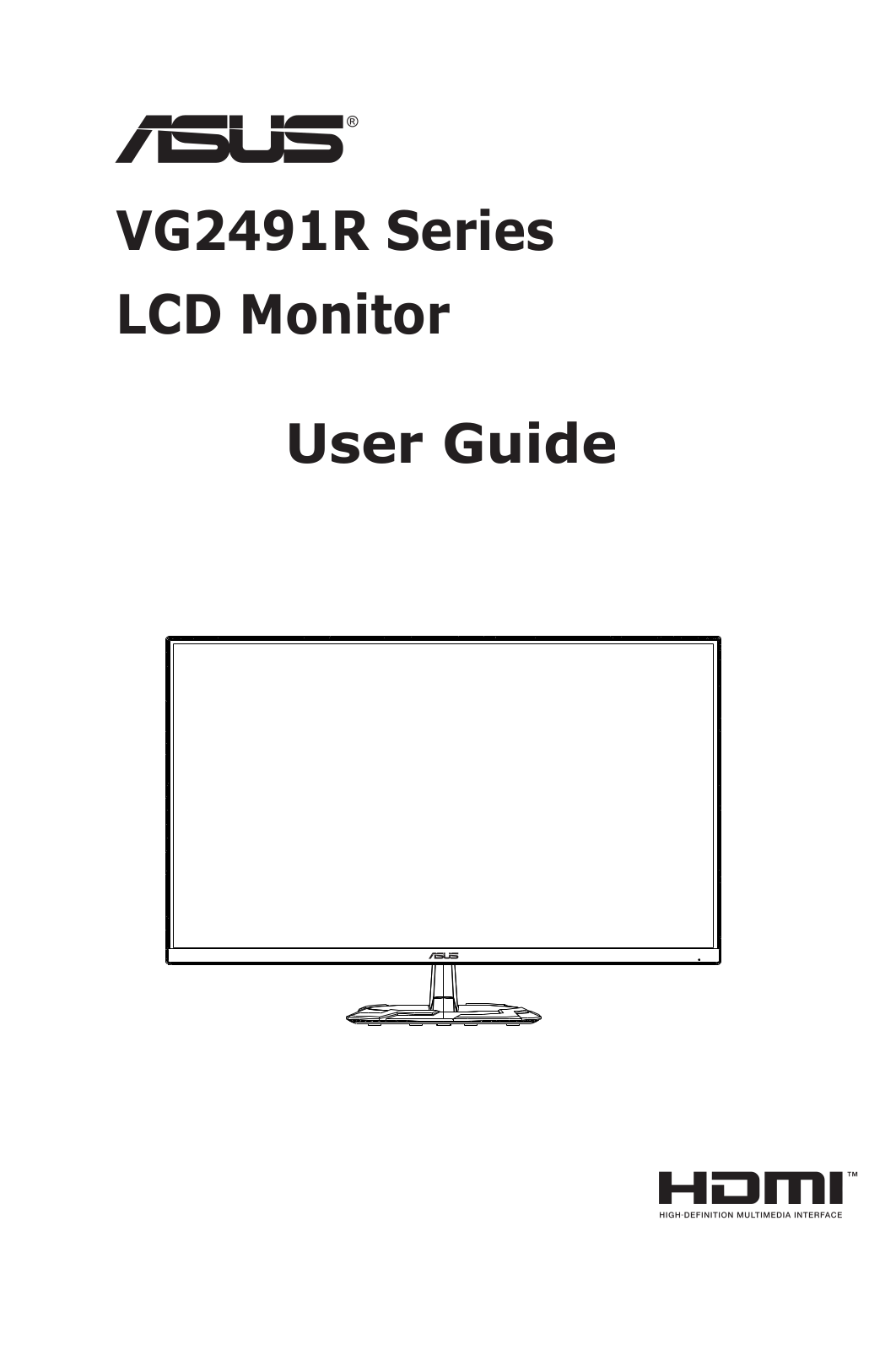 Asus VG249Q1R User Manual